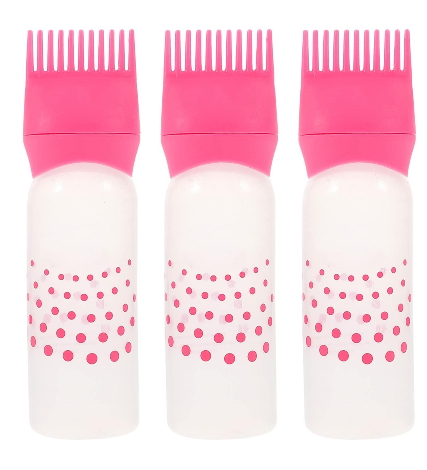 3PCS Hair Dye Bottle Set - Root Comb & Applicator for Salon Quality Dyeing - Perfect for Home Use & International Shipping - Buy Online on GoSupps.com
