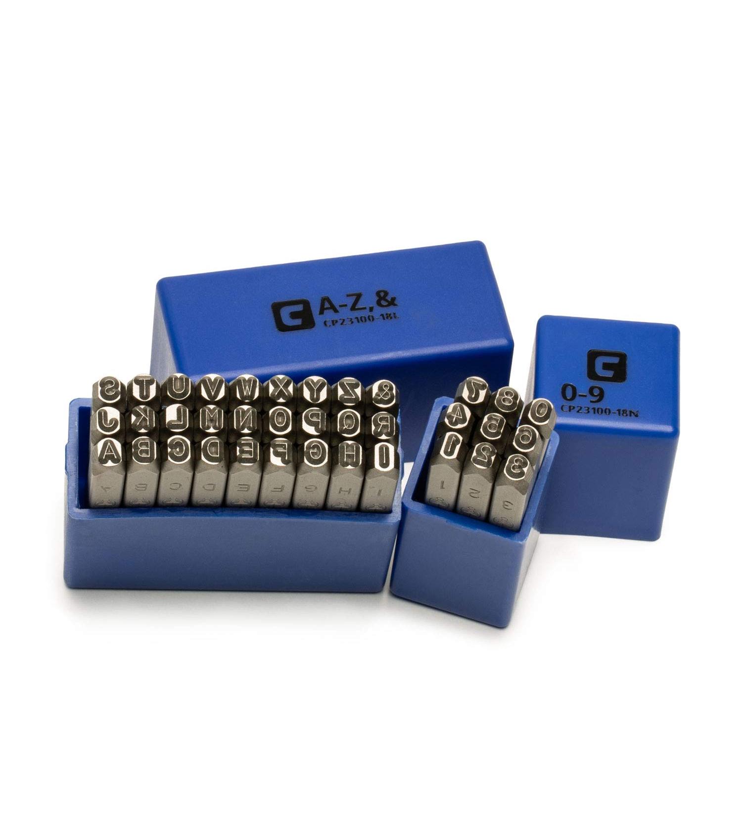 Capri Tools Professional 36-Piece 1/8 Letter and Number Stamp Set - Buy Online on GoSupps.com