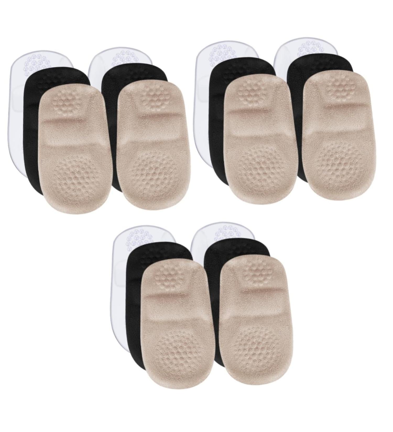 FRCOLOR 9 Pairs Heel Pad Half Size - Silicone Heel Protectors for High Heels & Boots | Comfort Inserts for Women - Buy Online on GoSupps.com