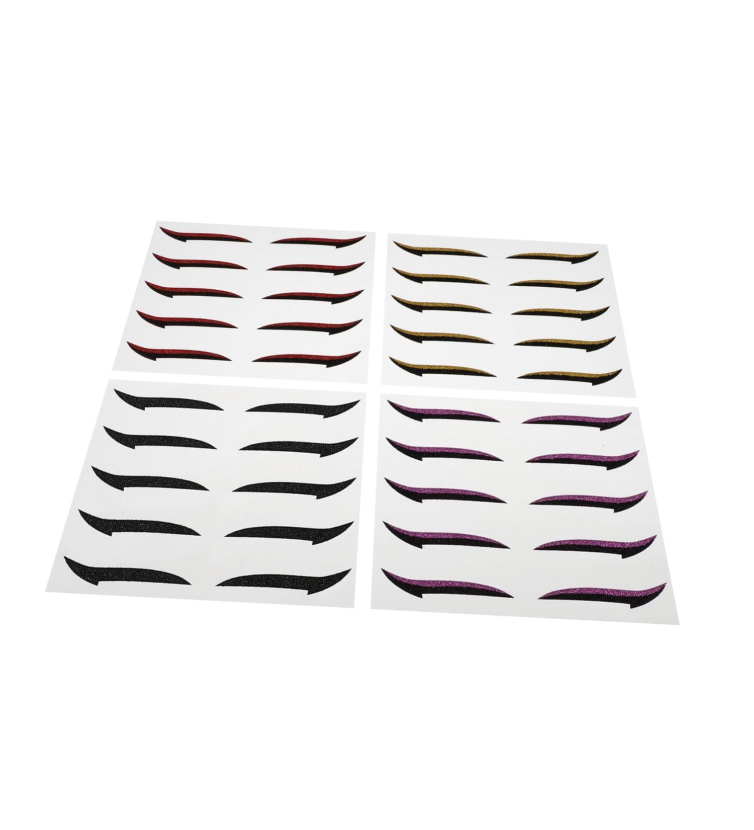 WOONEKY 20 Pairs Eyeshadow Stickers Eye Skin Sticker Eyeliner Decal Makeup Stickers for Eye Paper - Buy Online on GoSupps.com