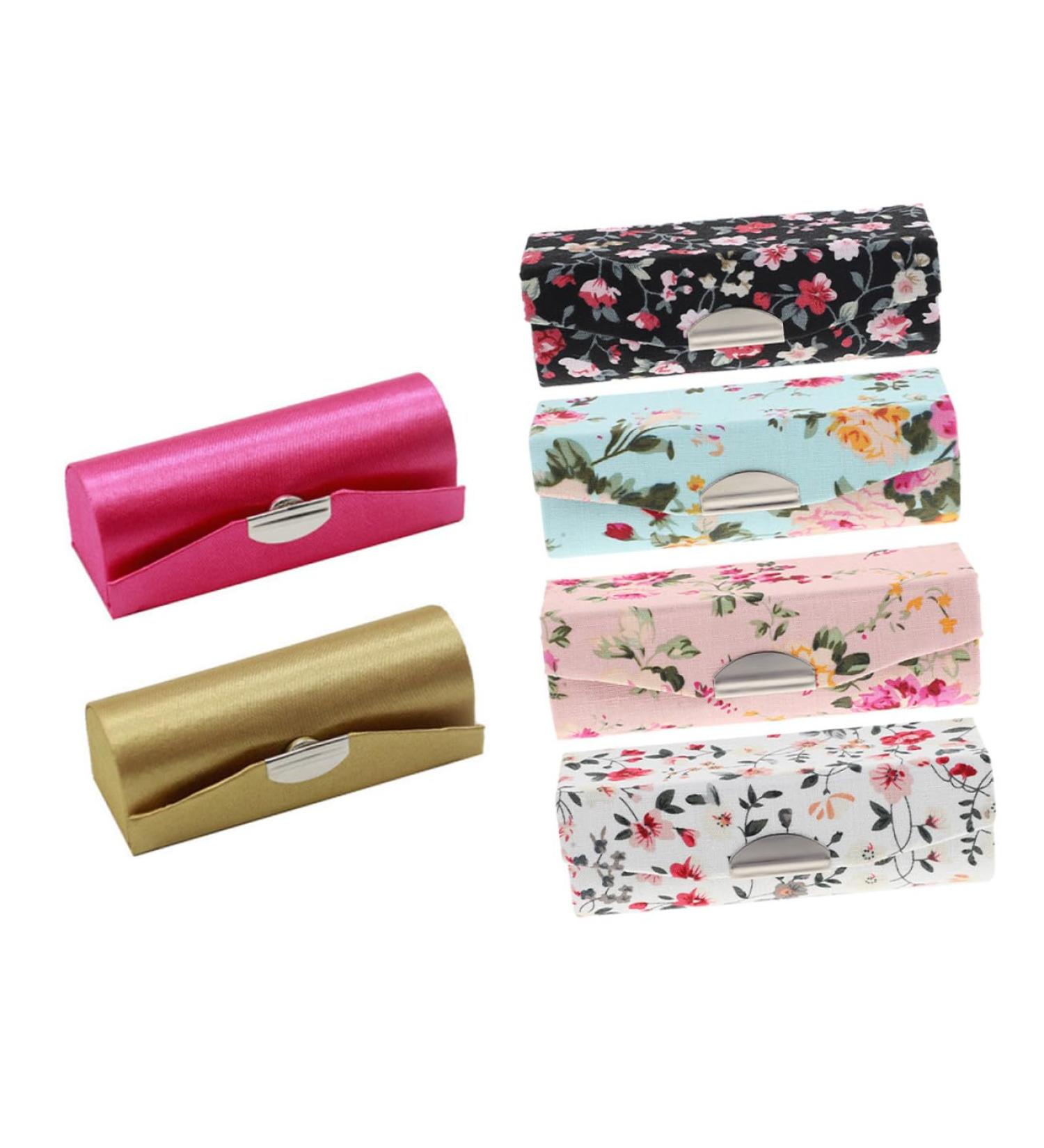 ULTECHNOVO Lot de 6 Bo tes Rouge L vres Brod es en Tissu R tro Porte-gloss D licat pour Femmes Organisateur de Maquillage de Voyage Style Vintage Format Compact pour Style Al atoire - Buy Online on GoSupps.com
