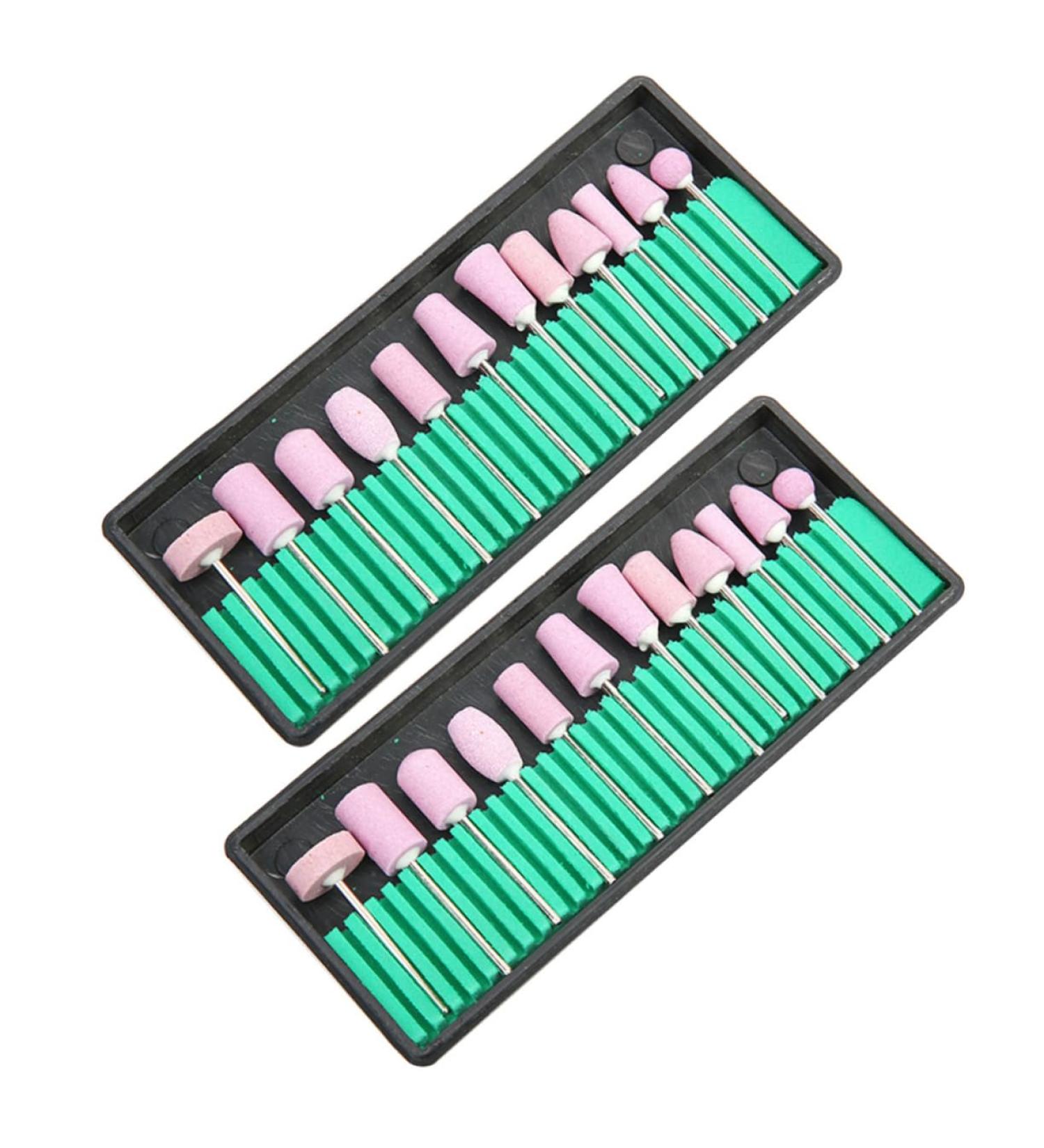 Beavorty Faux Nails 2 nails drill bits kit de manicura nail drill tool nail grinding head nail drill bits manicure nail tool Artificial Nails - Buy Online on GoSupps.com