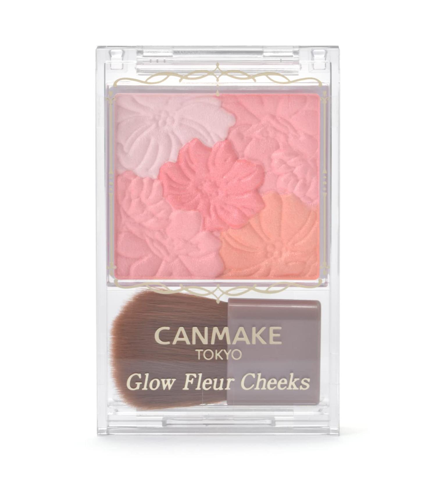 CANMAKE Glow Fleur Cheeks 02 Apricot Fleur - Natural Radiant Blush - Buy Online on GoSupps.com