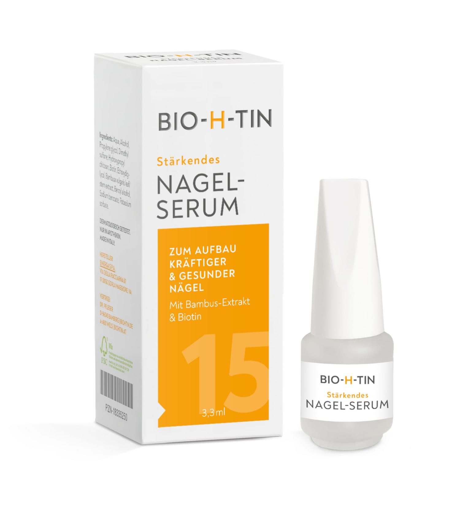 Buy BIO-H-TIN Strengthening Nail Serum | Strong & Healthy Nails in 4 Weeks | 3.3 ml - International Shipping Available - Buy Online on GoSupps.com