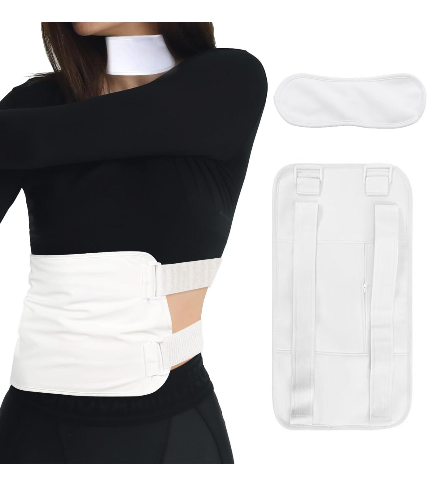  DANLIKT Reusable Beaver Oil Set with Velcro Fastener Belt for Liver Detoxification Beaver Oil (Oil Not Included) (White Velcro Closure Kit) - Buy Online on GoSupps.com