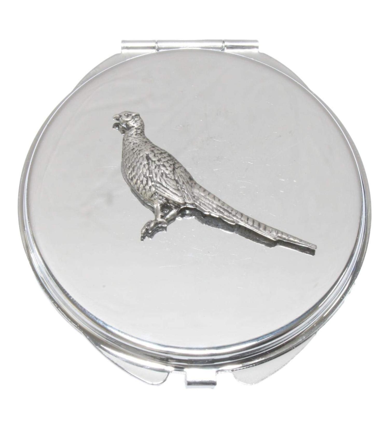 Phesant Standing Compact Mirror Handbag Gift With Free Engraving 271 - Buy Online on GoSupps.com