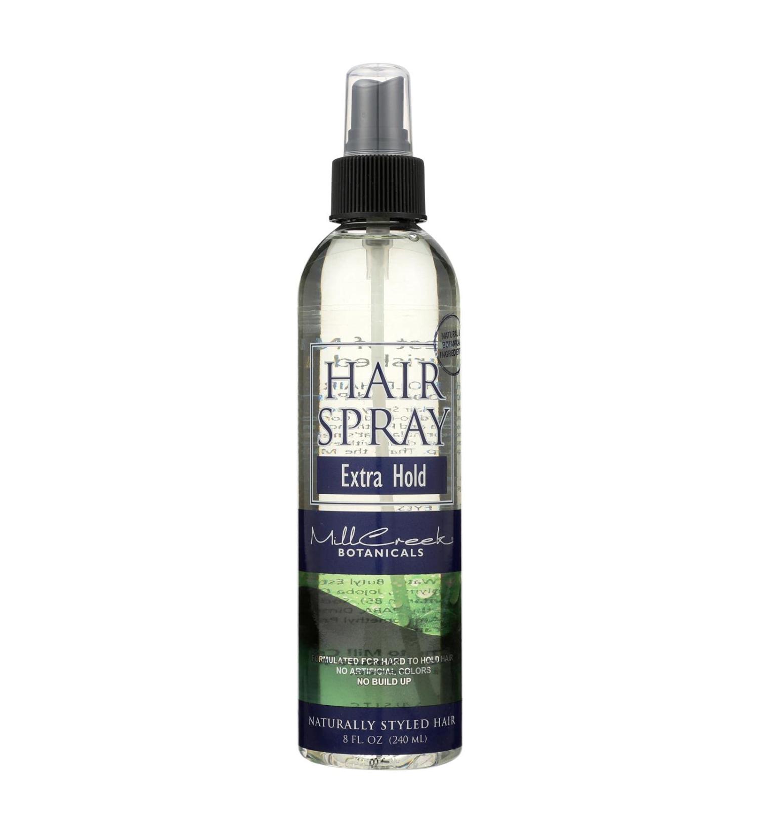 Mill Creek Natural Hair Spray - Extra Hold - 8 fl. oz. (240ml)