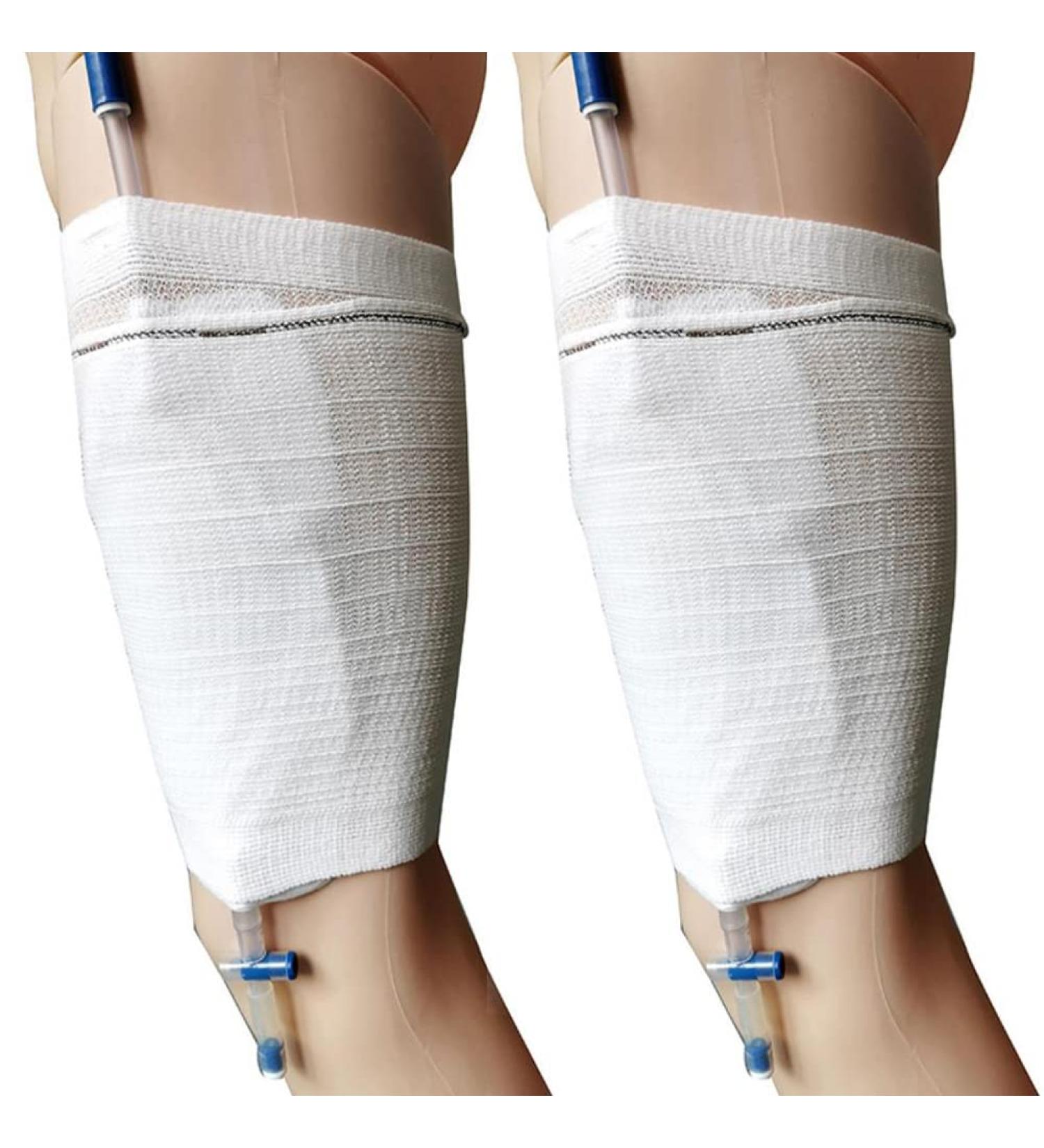 Catheter Leg Bag Holder | Anti-Slip Catheter Strap | Urinary Drainage Tube Stabilization Device (M) - Shop Now for Comfort & Support - Buy Online on GoSupps.com