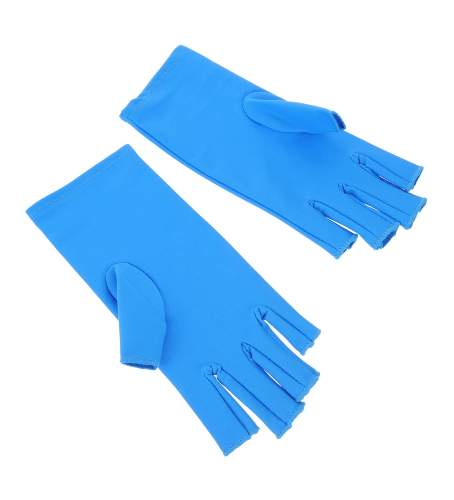 MERRYHAPY 1 Pair Nail Gloves UV Shield Gloves Manicure Gloves Fingerless Gloves Manicure Tools Gloves Fingerless Mitts Sunscreen Gloves Nail Art Tools Anti-uv Gloves 20X8X0.4CM - Buy Online on GoSupps.com