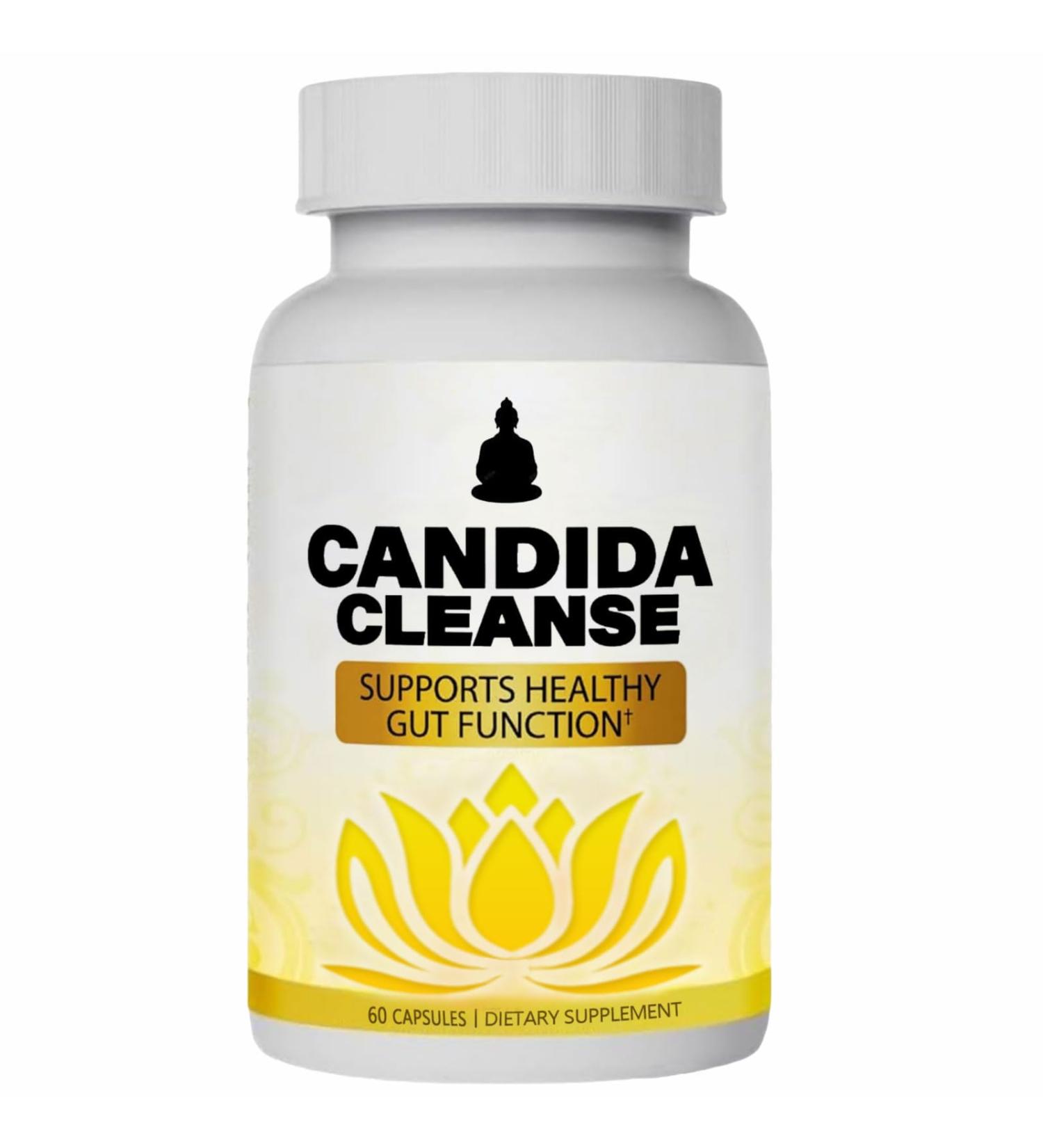 Candida Cleanse - Gut & Colon Support Advanced Probiotic & Herbal Formula Natural Herbal Formula Oregano Leaf Wormwood Black Walnut Caprylic Acid-1 for Men & Women 60 Capsules - Buy Online on GoSupps.com