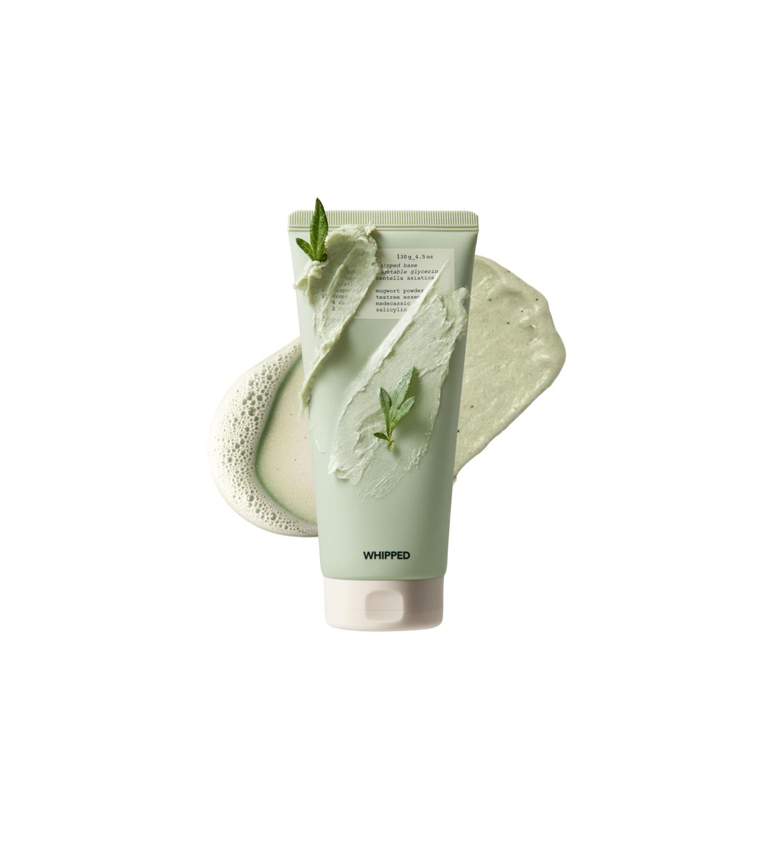 WHIPPED Cream Facial Cleanser Mugtree - Mugwort & Teatree Face Wash - For Oily Skin Sebum & Pore Care - Moisturizing Face Cleanser Niacinamide Hyaluronic Acid Vegan Korean Skincare 4.5 oz Mugtree (Mugwort + Teatree) - Buy Online on GoSupps.com