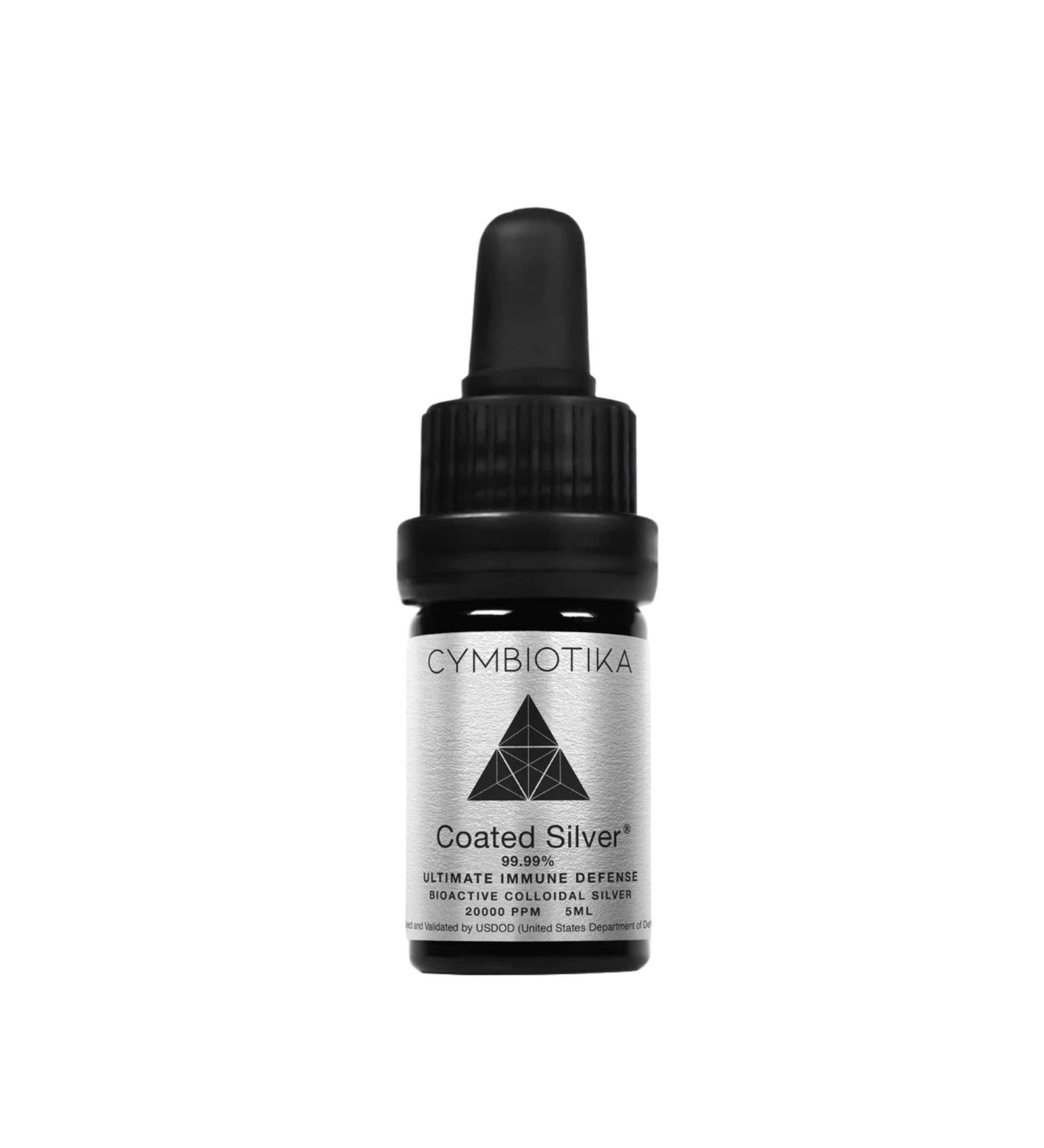 CYMBIOTIKA Colloidal Silver Liquid Supplement | 20,000 PPM Mineral Concentrate | Immune Support for Adults | Easy to Use | 5 ml - Buy Online on GoSupps.com