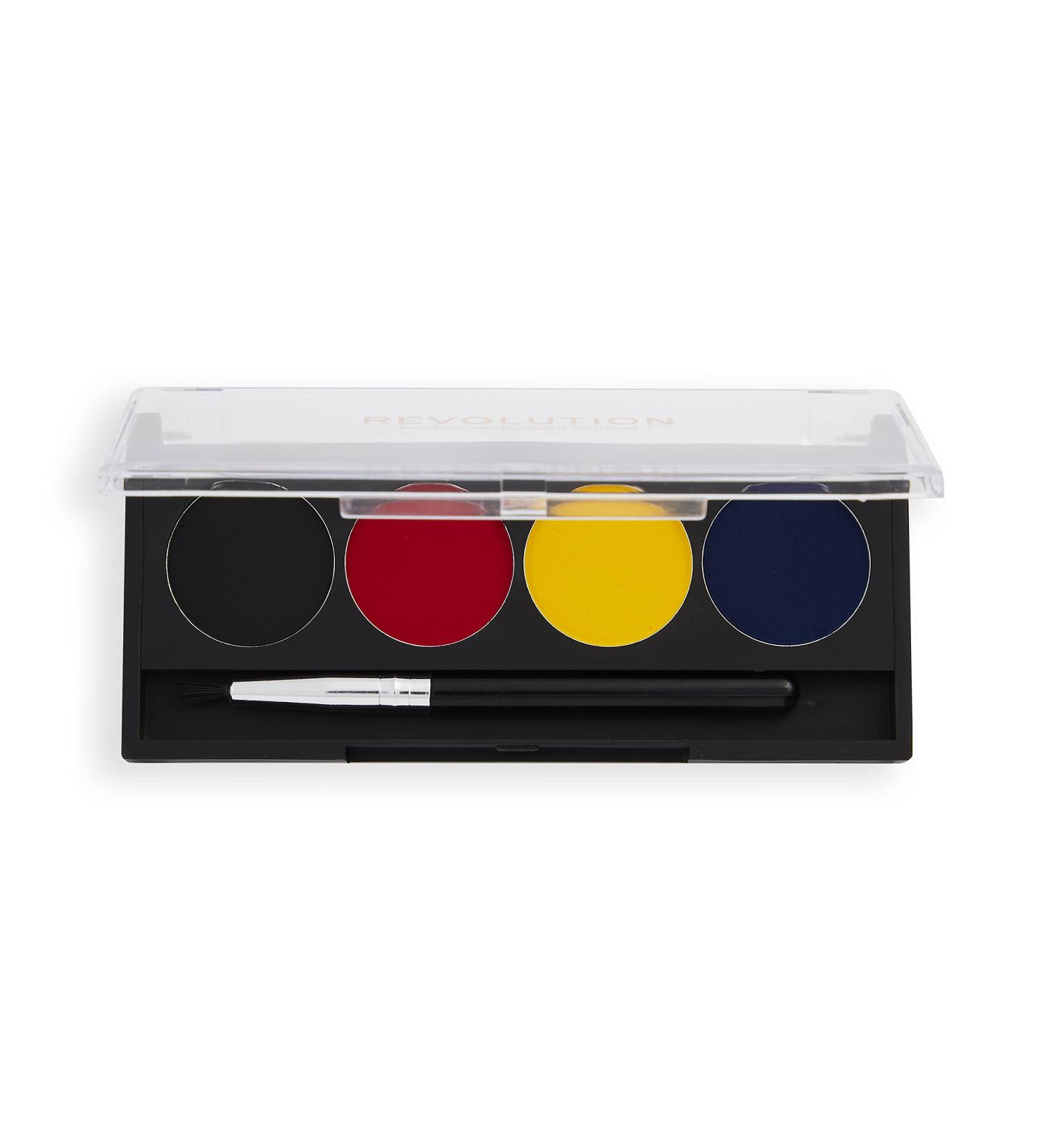 Makeup Revolution Graphic Liner Palette | Coloured Eyeliner | Artist Ego | 4 x 1.35g | International Shipping Available - Buy Online on GoSupps.com