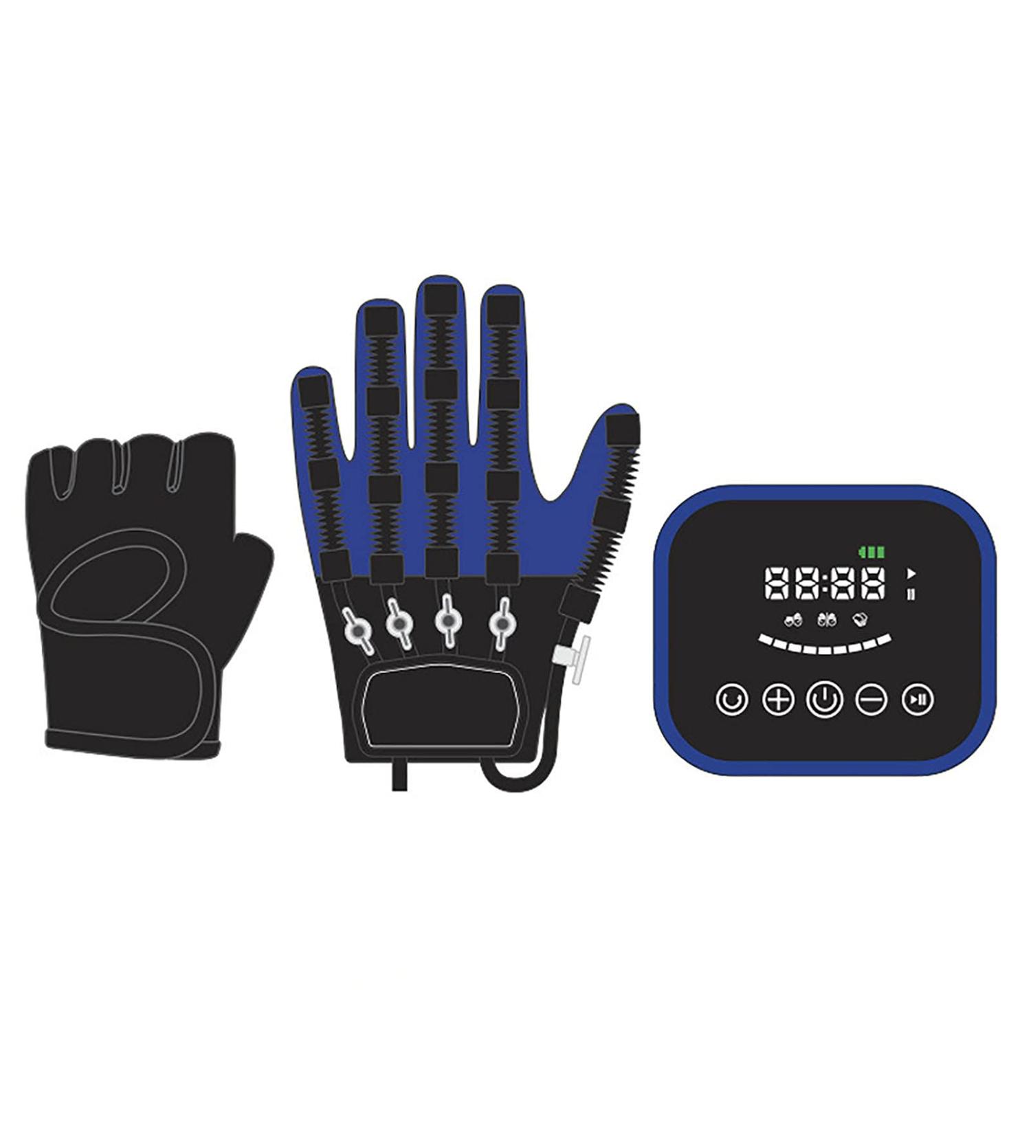 Smart Hand Splint Rehabilitation Gloves Finger Braces Hand Hemiplegia Rehabilitation Training Equipment Main Gauche Code XL - Buy Online on GoSupps.com