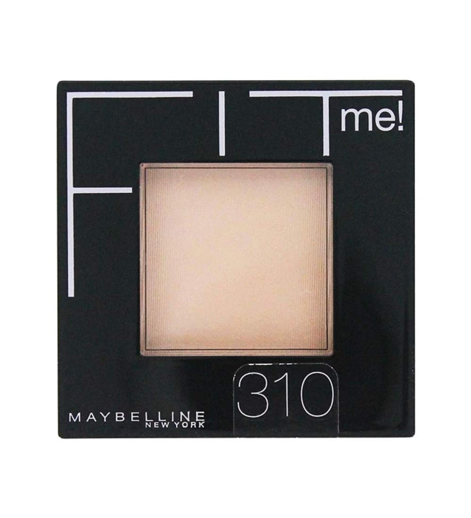 Maybelline New York Fit Me! Powder 310 Sun Beige 0.3 Ounce Pack of 2