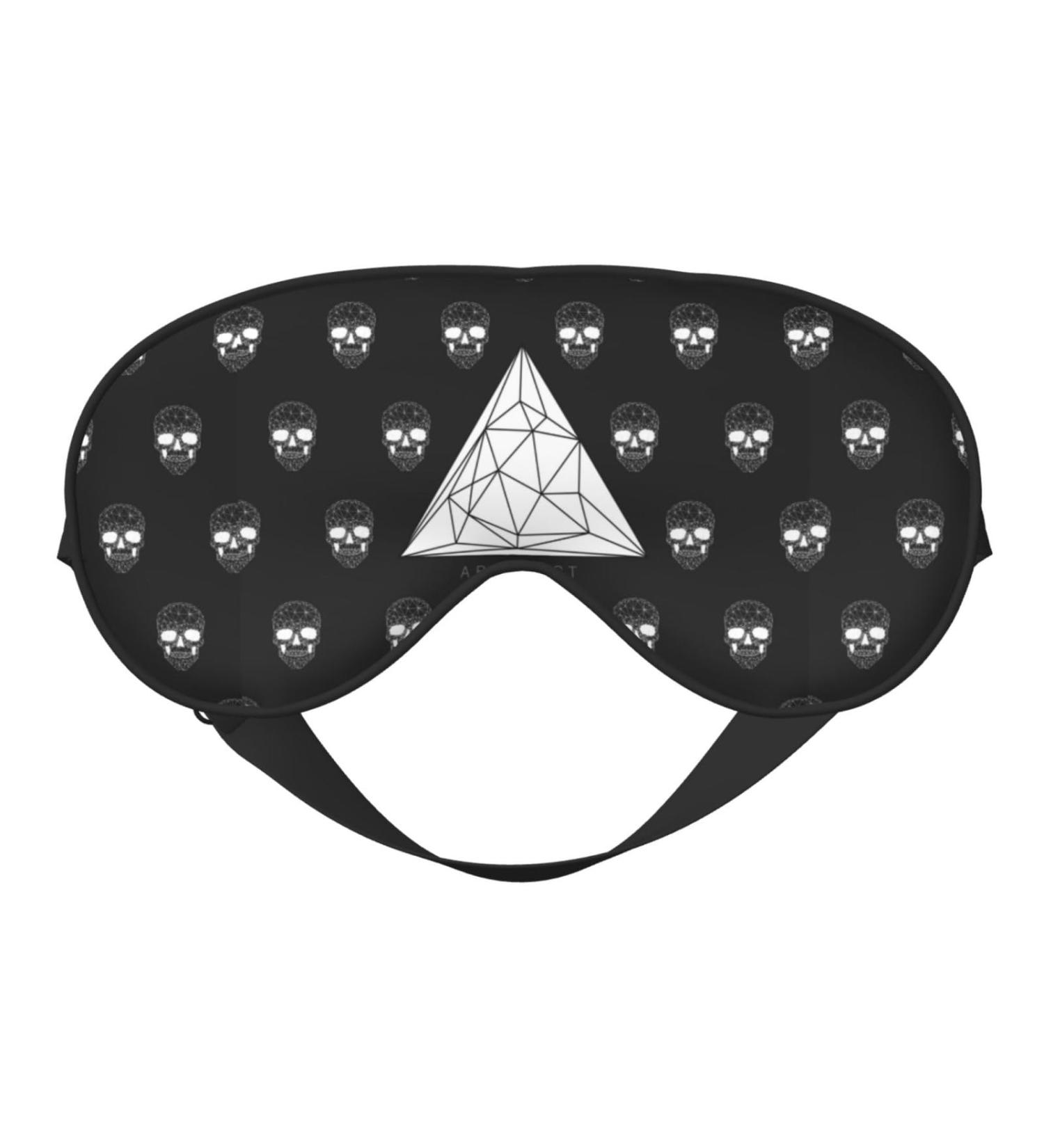 Buy Polygonal Modern Crystal Skull Sleep Mask - Adjustable Double-Sided Soft Eye Covers for Perfect Sleep & Reduced Eye Edema | International Shipping - Buy Online on GoSupps.com