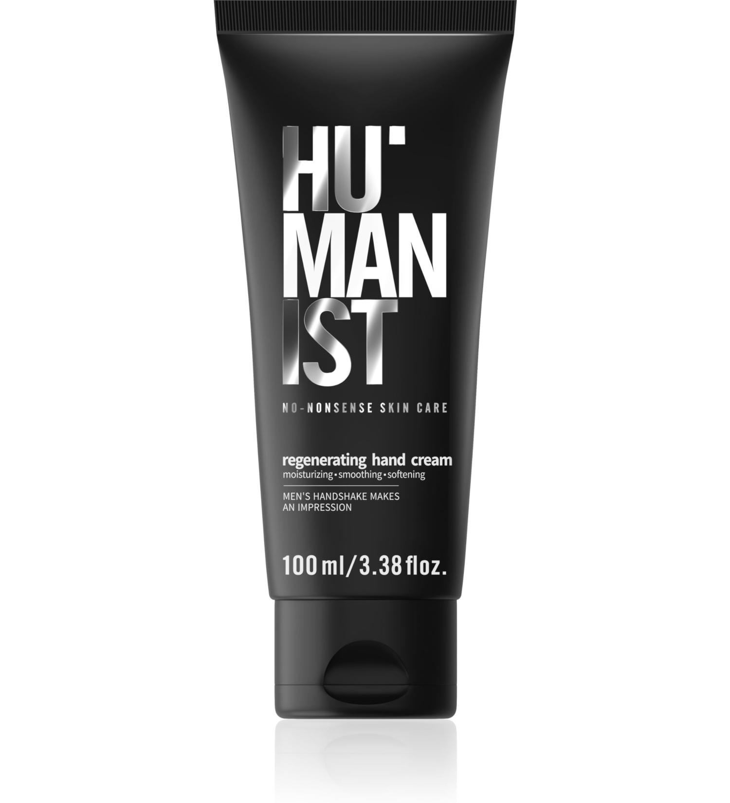 HUMANIST Men s Care Regenerating Hand Cream Moisturizes Smooths Nourishes Shea Butter Cotton Seed Oil Soy Oil Vitamin E 100 ml