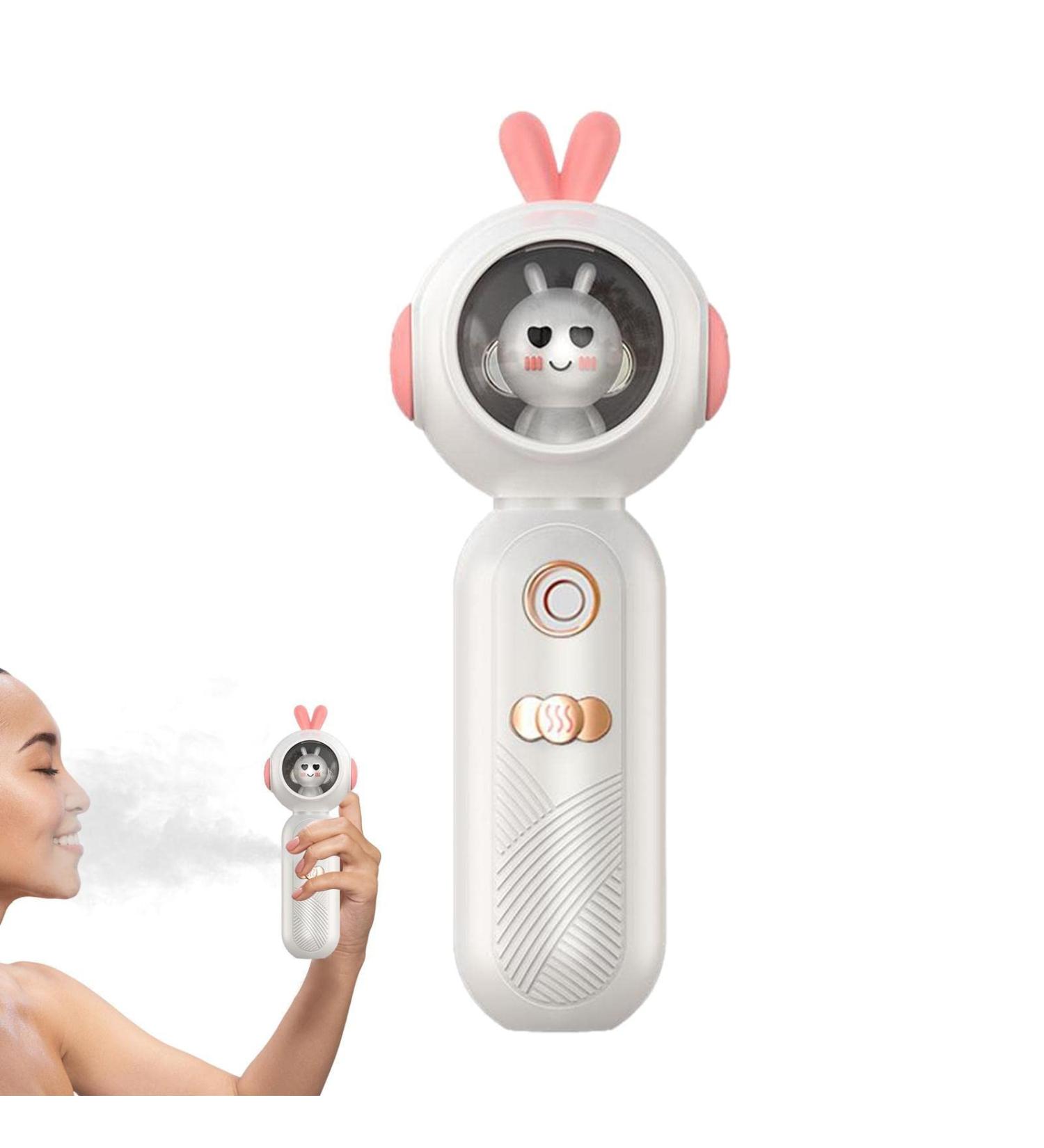 Mister for Lash Extensions | Handy Handheld Portable Facial Mister Sprayer - Eyelash Aftercare Tool - Rechargeable Face Steamer for Lash Salon Make-Up & Skincare Treatments New A2-cute Rabbit Hydrating Instrument-white - Buy Online on GoSupps.com