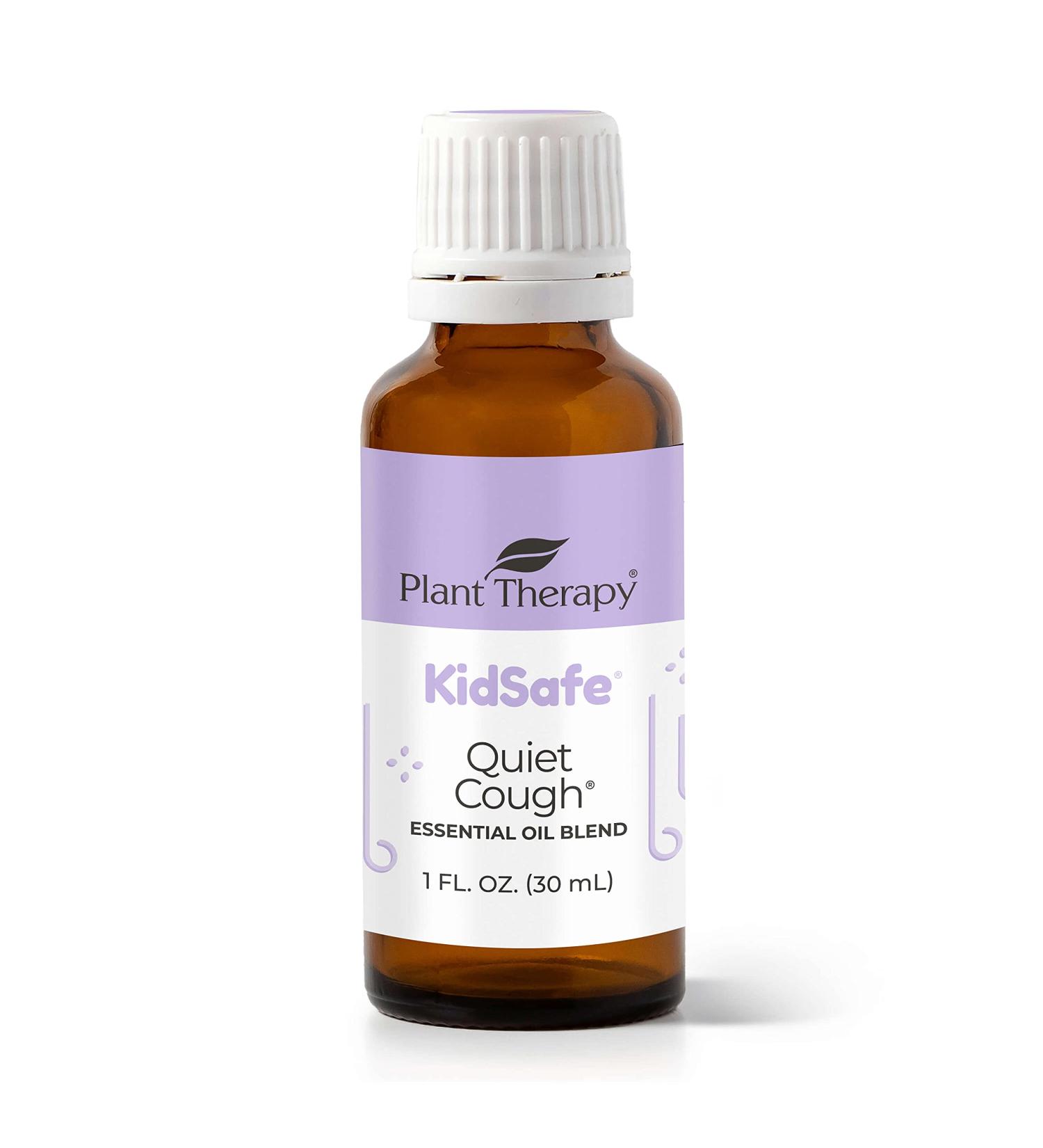 Plant Therapy Quiet Cough KidSafe Essential Oil Blend 30 mL - 100% Pure Therapeutic Grade for Kids International Shipping Available - Buy Online on GoSupps.com