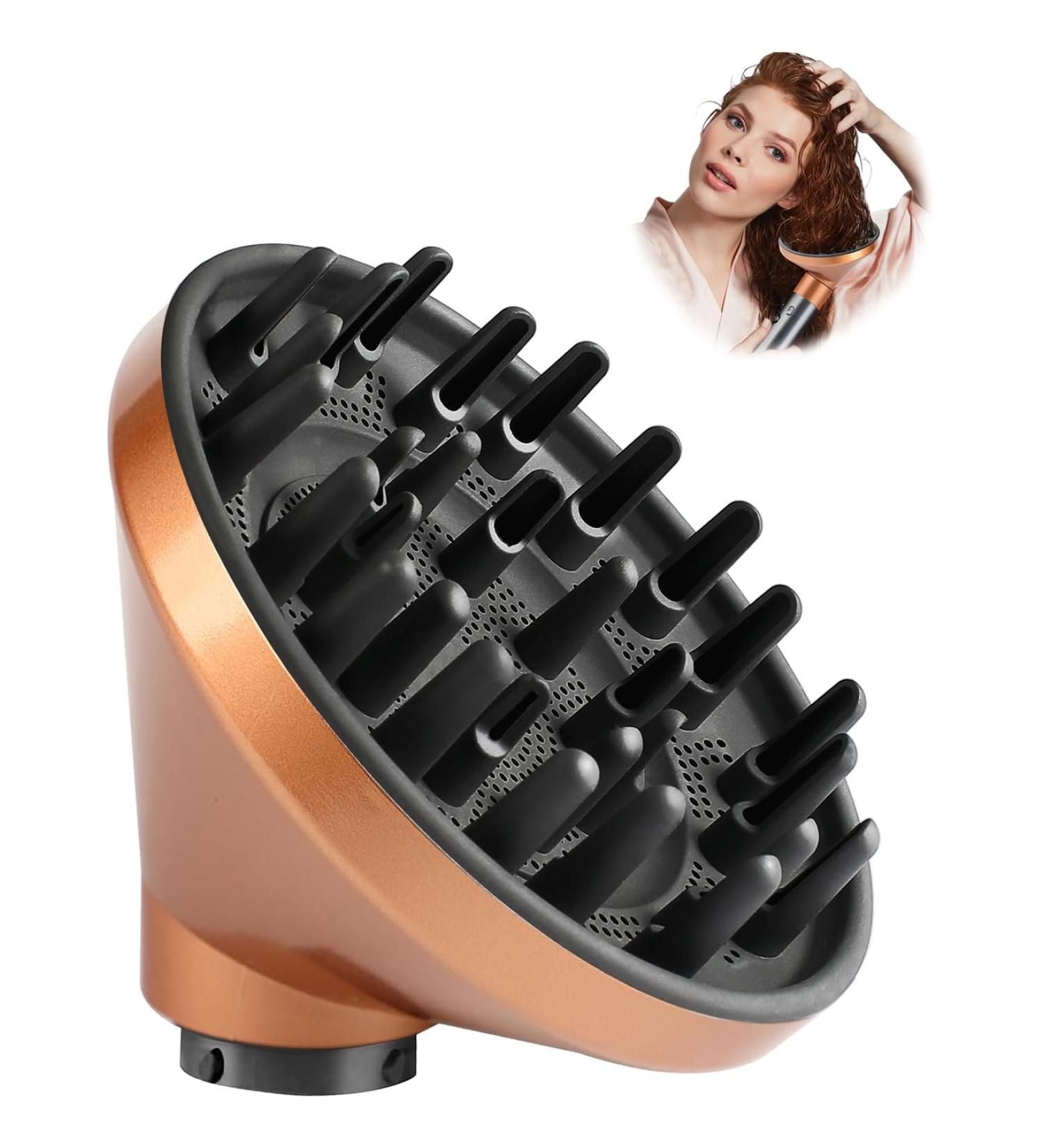 Upgrade Your Styling: Dyson Airwrap Diffuser Nozzle Attachment - Compatible with HS05 HS03 HS01 in Rich Copper - Buy Online on GoSupps.com