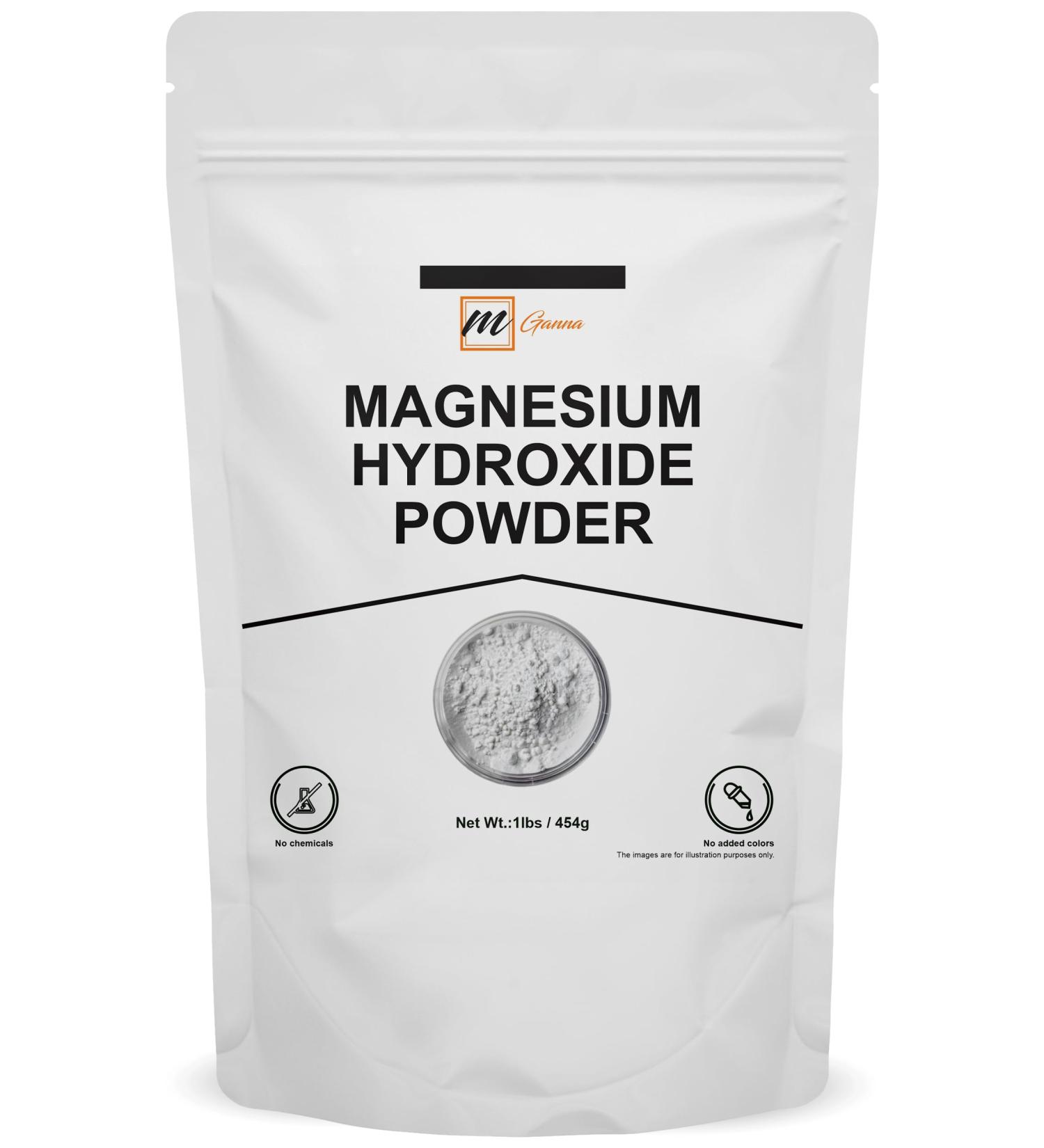 mGanna Magnesium Hydroxide Powder 454 GMS / 1 lbs - Buy Online on GoSupps.com