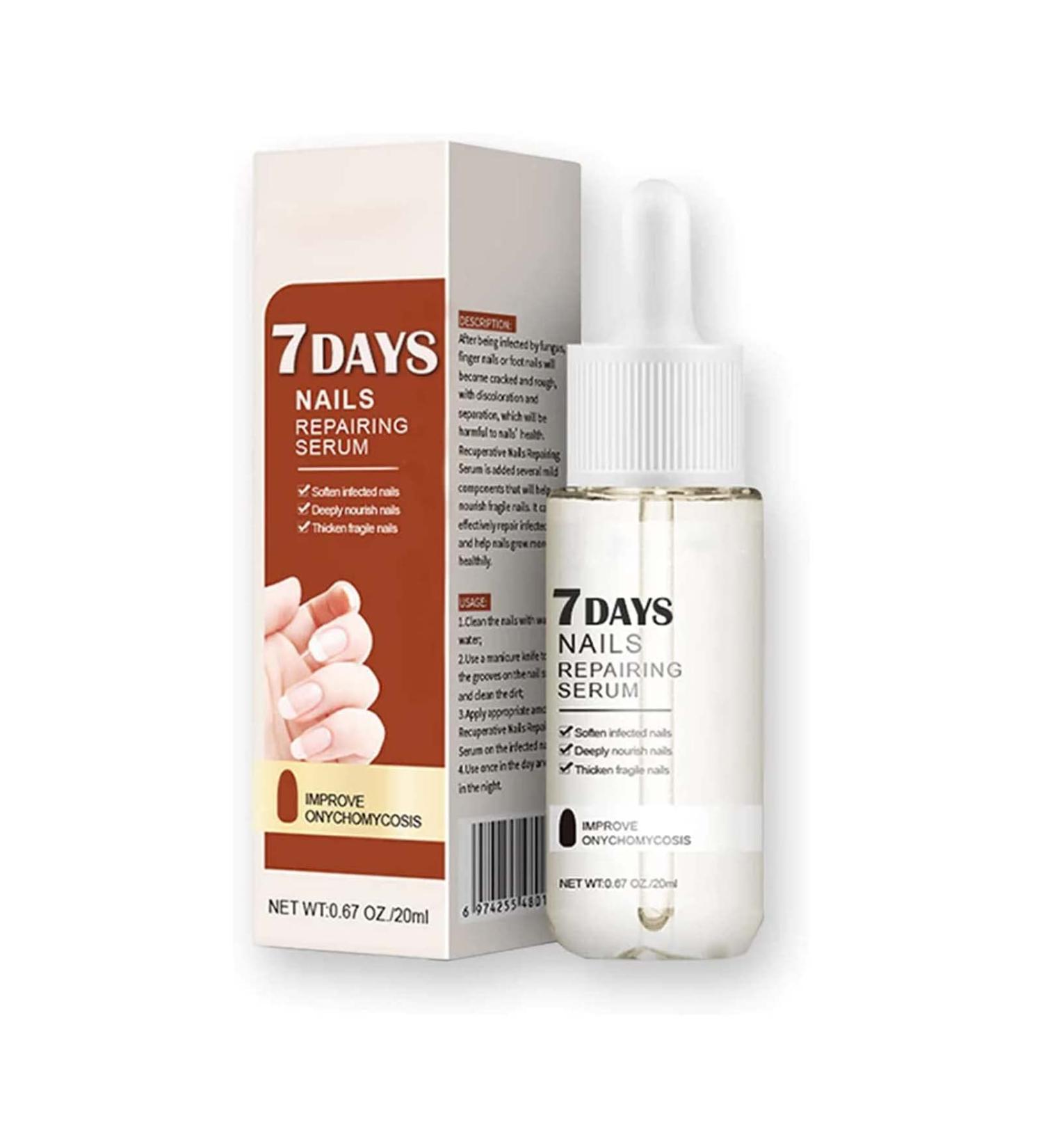 GFOUK 7 Days Nail Growth And Strengthening Serum Nail Growth And Strength Serum Nail Serum Repair Essence Nail Cuticle Oil Strengthener Stronger Nails In 1 Week Nail Strengthening Treatment (1PC) - Buy Online on GoSupps.com