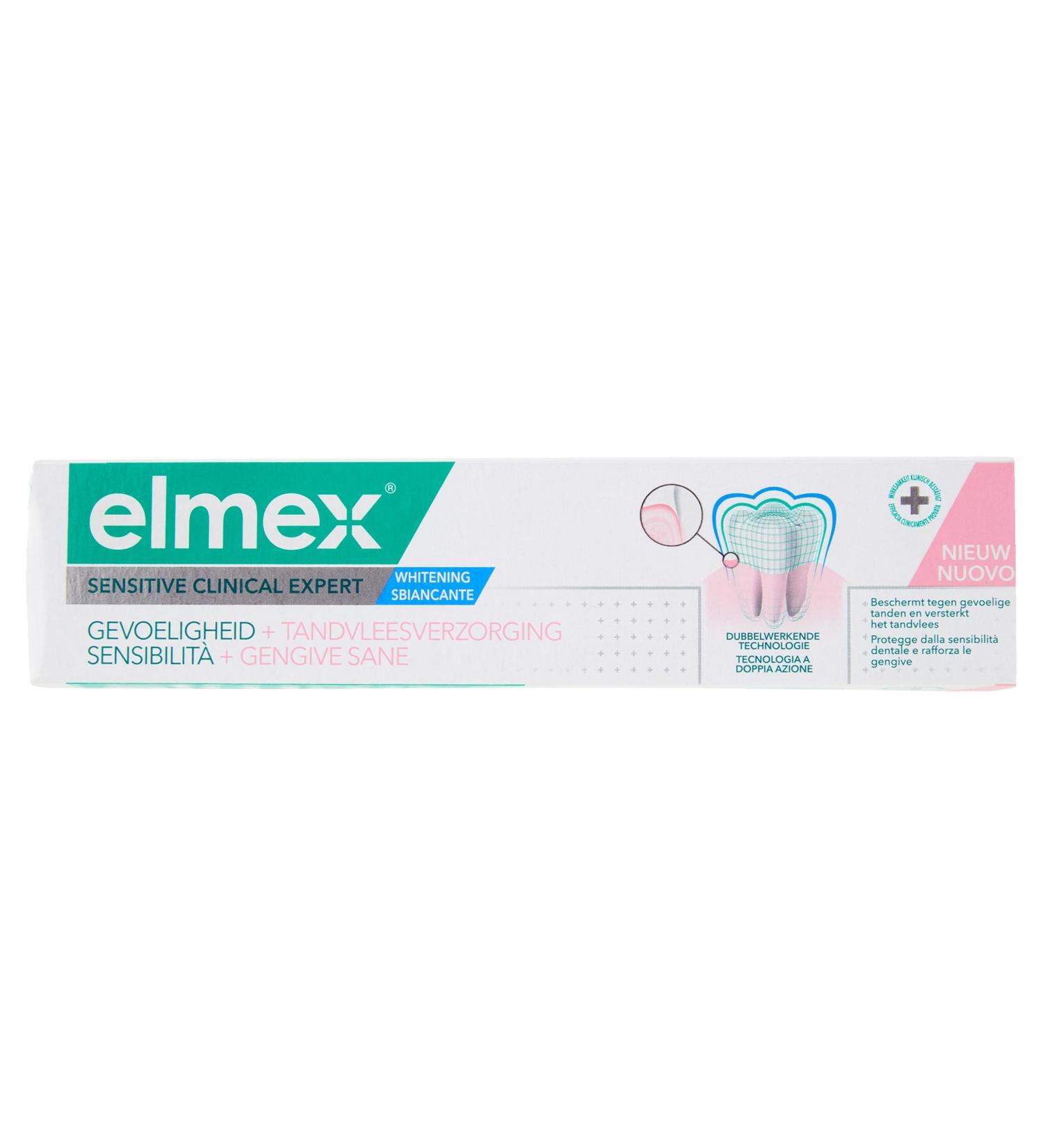 Elmex Toothpaste Care Sensitivity plus Gum White protects sensitive teeth with continuous use 75 ml