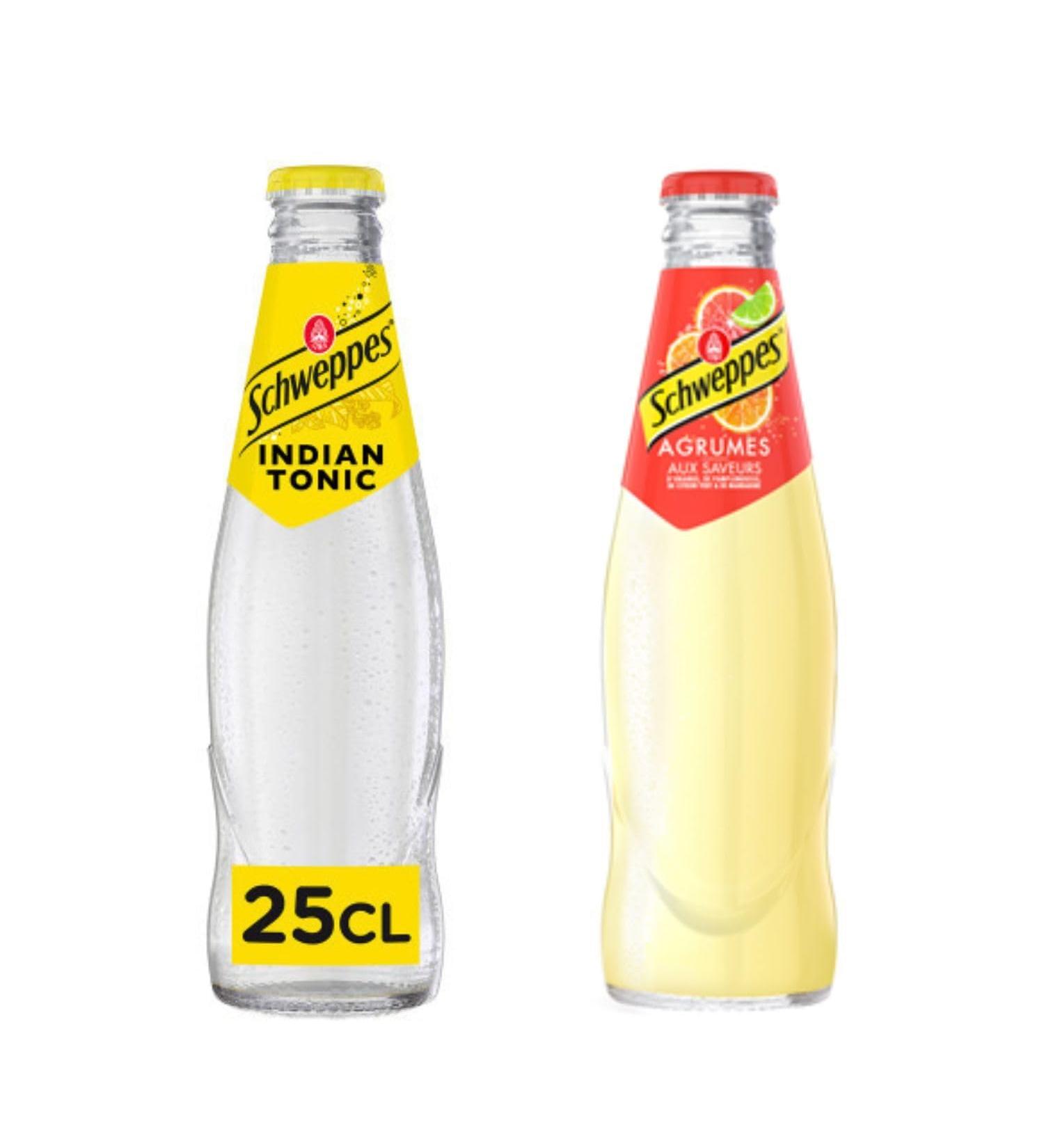 Soda Indian Tonic (12x25cl) & Agrumes (12x25cl)