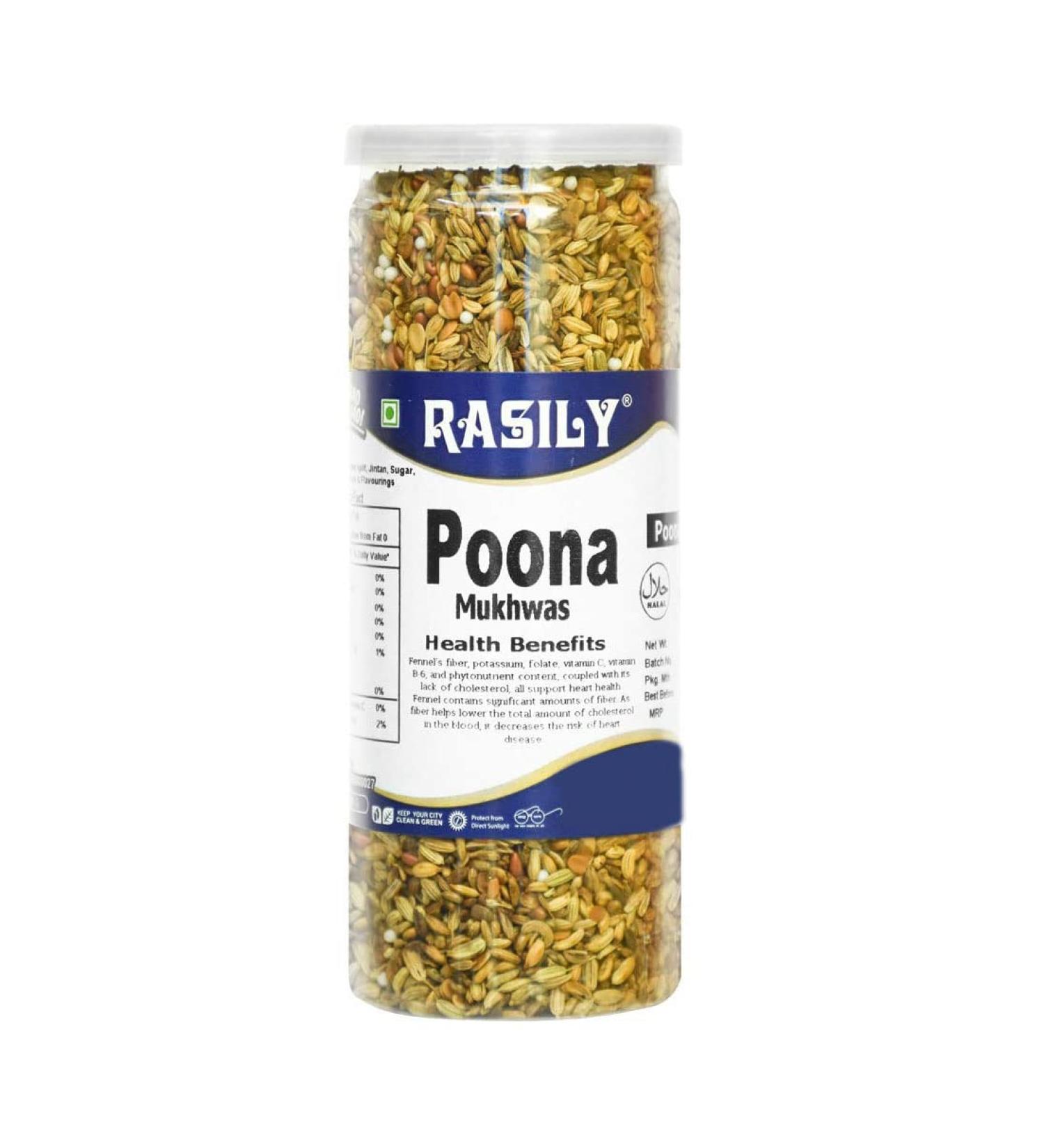 Rasily Poona Mix Mukhwas Mouth Freshener (Pack of 1)_Packing May Vary - Buy Online on GoSupps.com