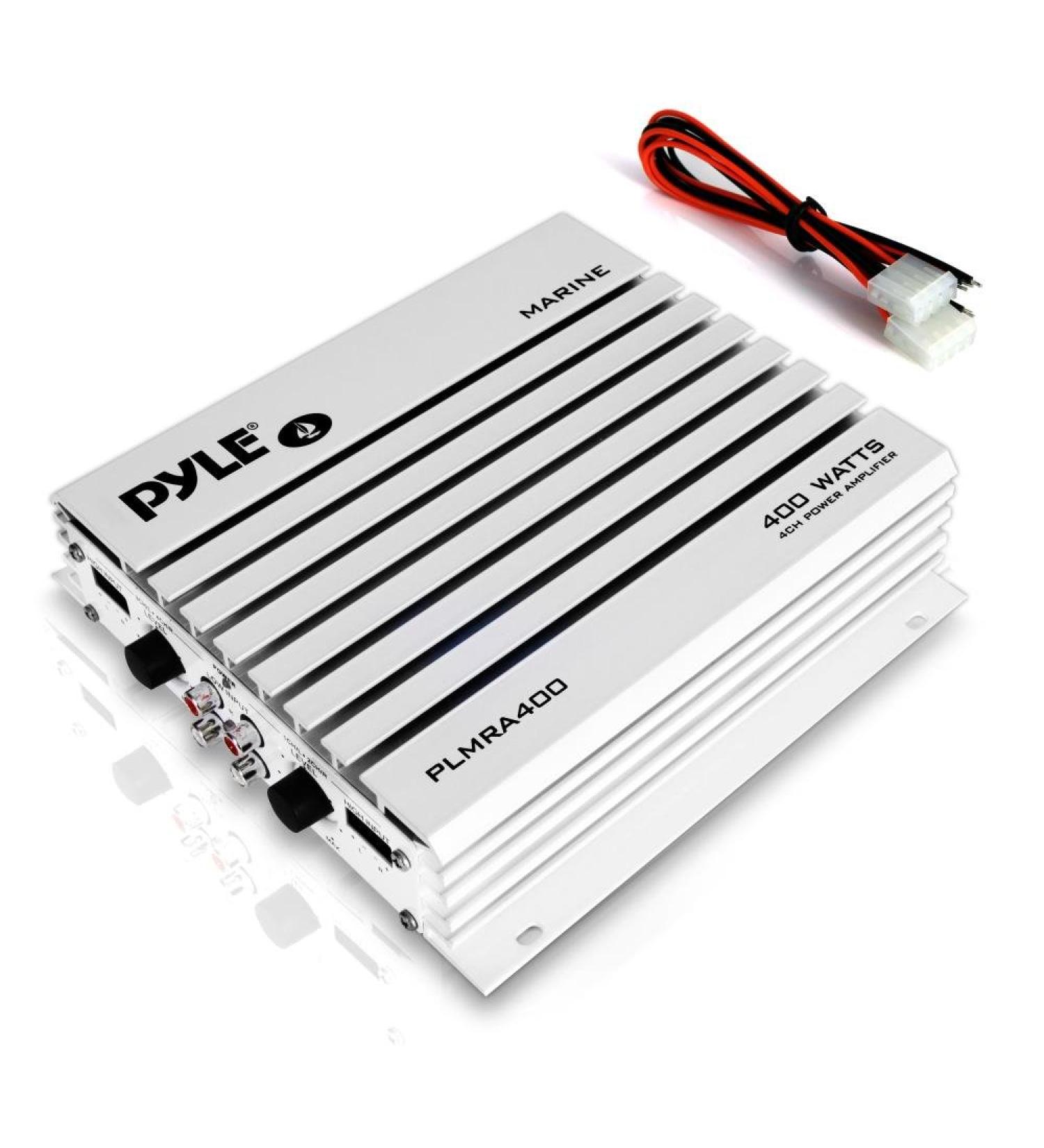 Pyle Hydra Marine Amplifier - Elite Series 400W 4-Channel Waterproof Audio Amp - Buy Online on GoSupps.com