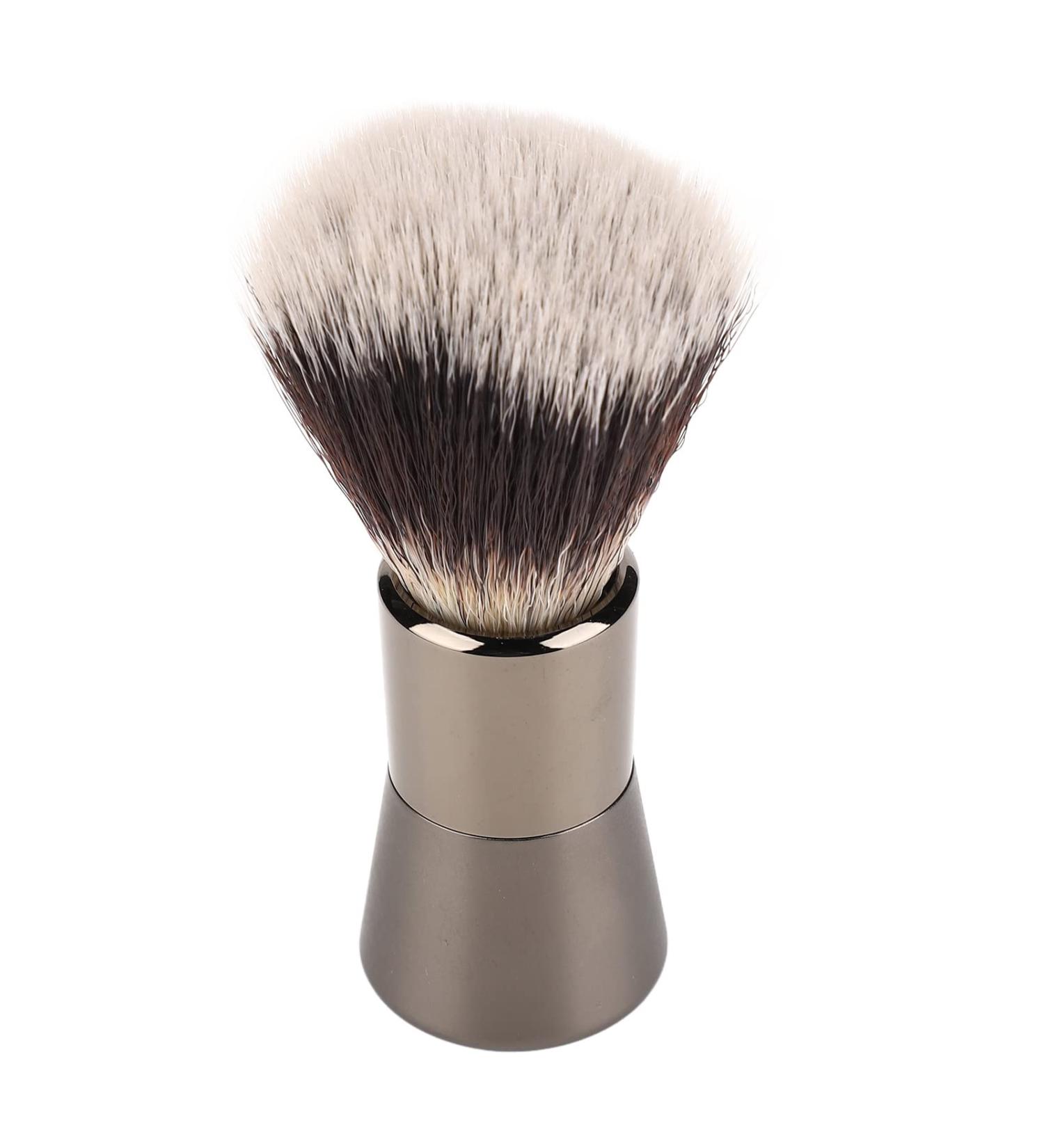 Professional Razor Brush for Men - Ergonomic Aluminum Alloy Tool for Soft Hair Rich Foam & Dirt Removal - Buy Online on GoSupps.com