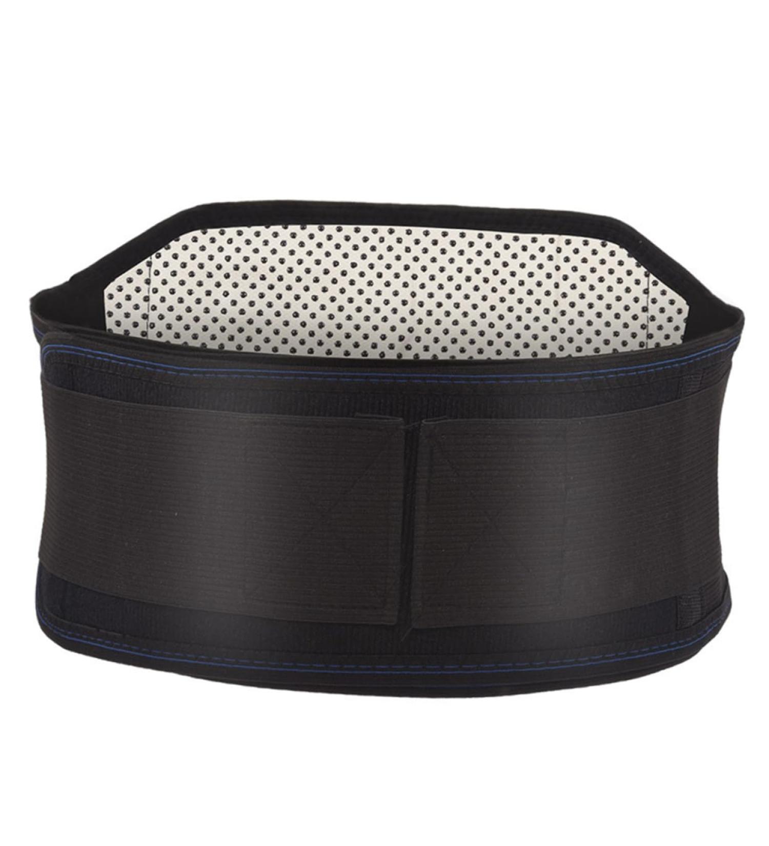 1pc Heated Lumbar Support Waist Belt - Self-Heating Magnetic Back Support for Sports & Work | Adjustable Bellyband 120x8cm - International Shipping Available - Buy Online on GoSupps.com