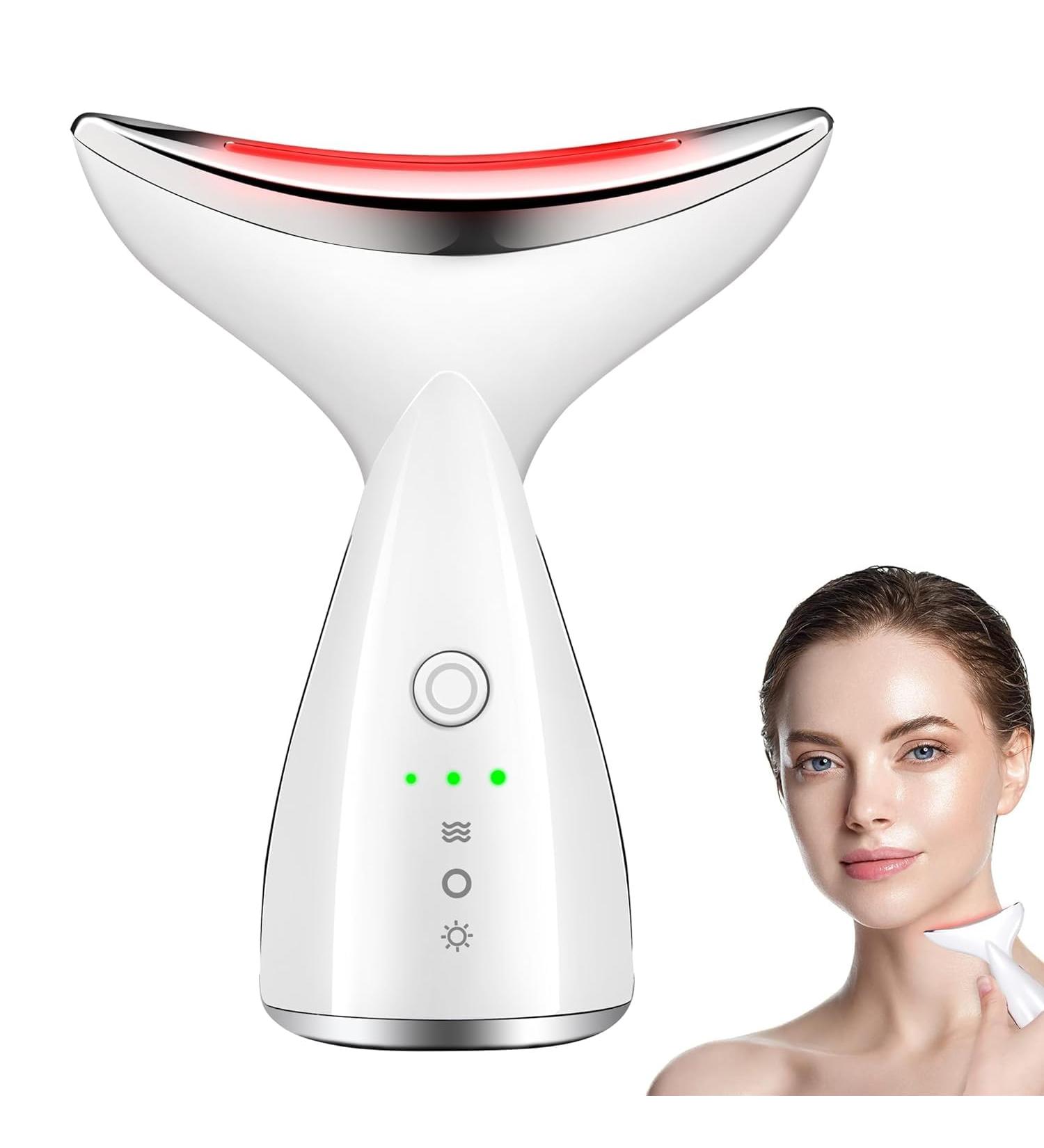 Facial Neck Massager for Skin Care Lifting Massager with 3 Modes Anti Aging Reduced Puffiness Facial Device for Skin Tightening & Lifting - Buy Online on GoSupps.com