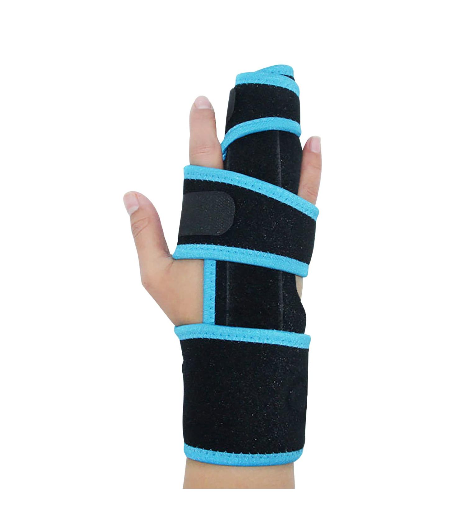 Trigger Finger Splint - Adjustable 2 Finger Brace for Middle Index Pinky Ring Fingers | Hand Wrist Support for Arthritis Mallet Fingers & Broken Fingers - Buy Online on GoSupps.com