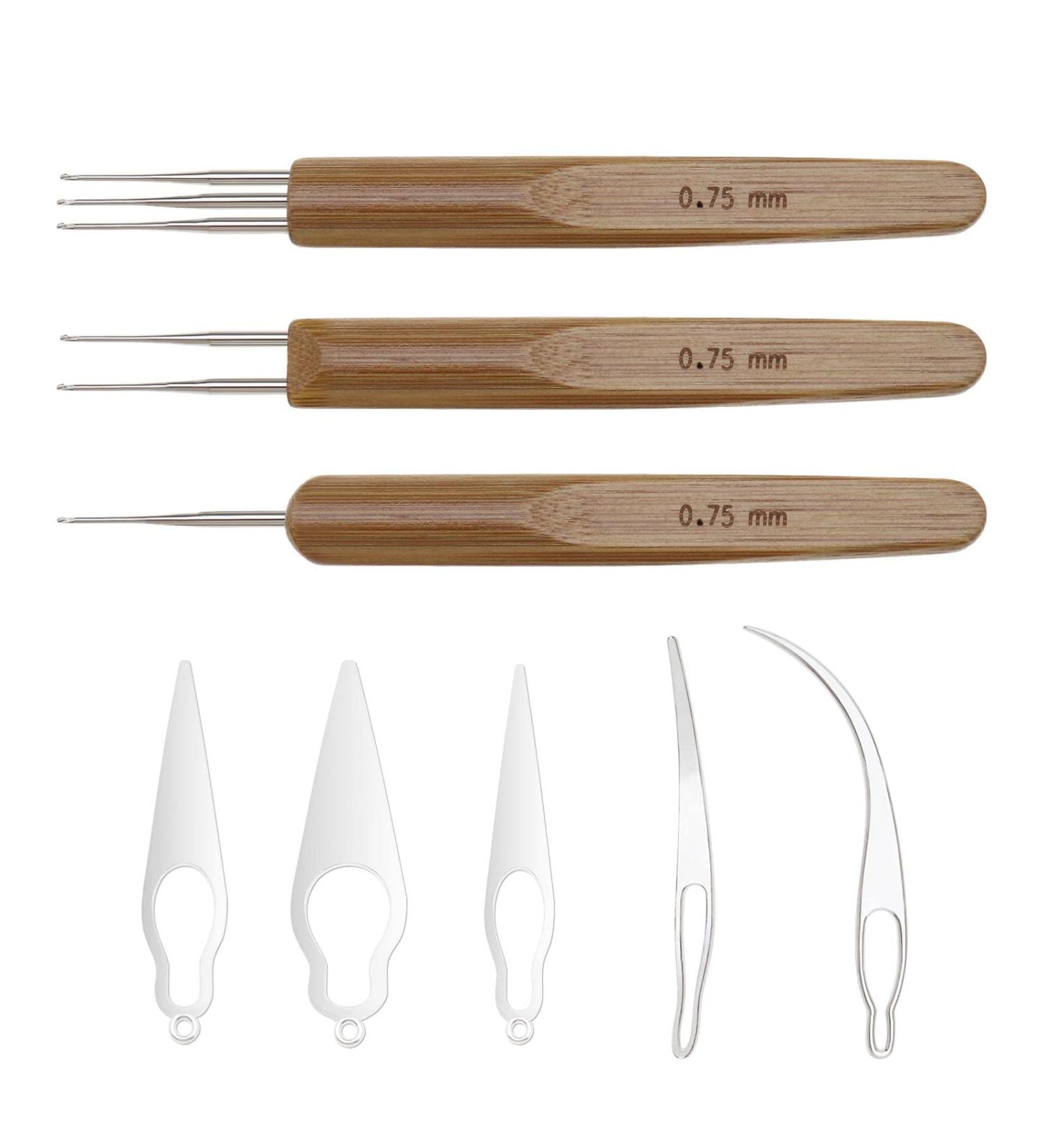 Shop The Lord of the Tools: Set of 8 Interlocking Dreadlocks Tools for Easy Hair Extensions & Sisterlocks - Worldwide Shipping - Buy Online on GoSupps.com