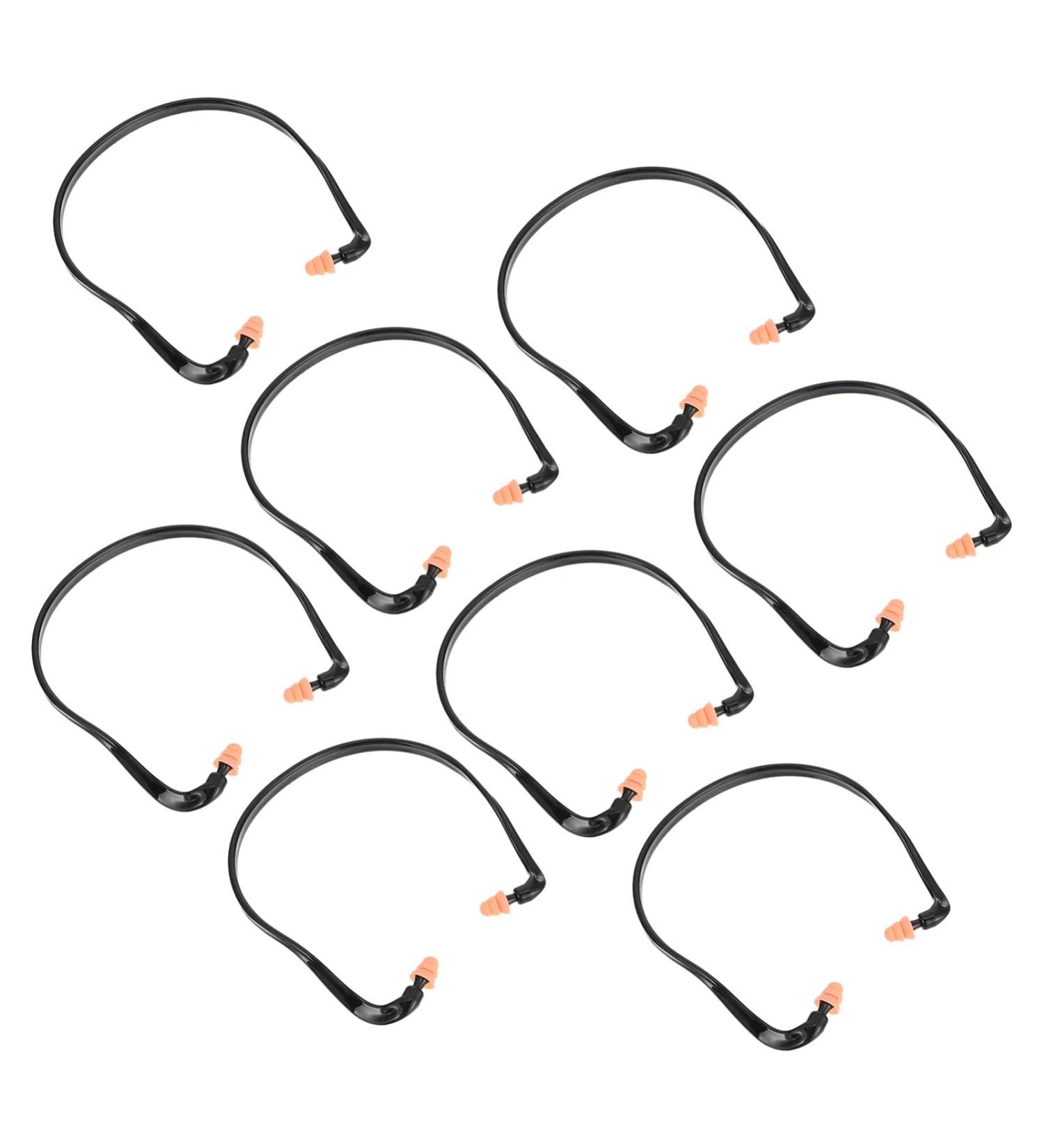 Buy Balacoo 8pcs Reusable Banded Ear Plugs - Perfect for Shooting Swimming Work & Airplane Travel | Comfortable Silicone Ear Protection - Buy Online on GoSupps.com