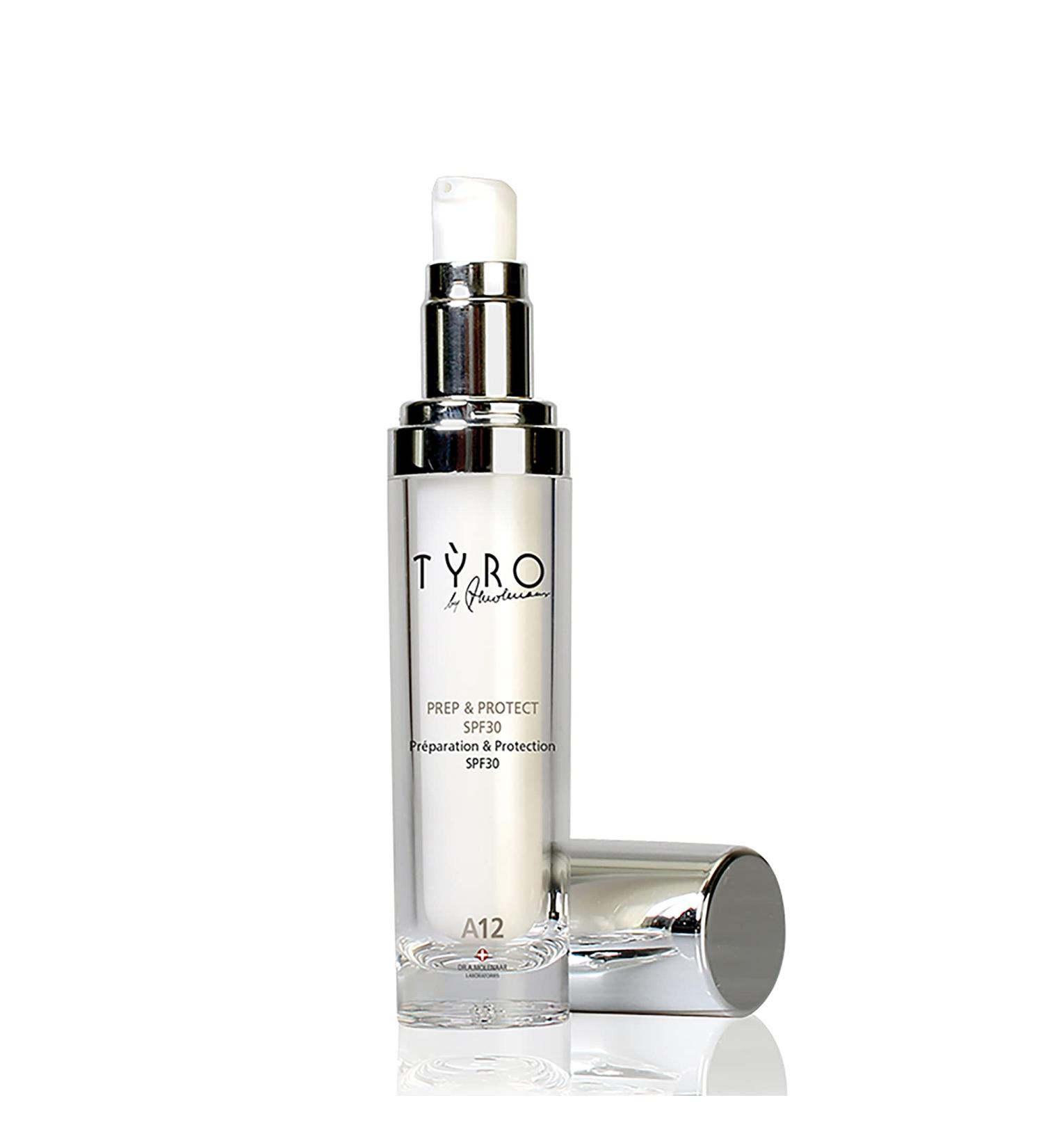 TYRO Prep And Protect Spf 30 Sunscreen - Offers Protection With Spf 30 & Vitamin B - Ideal As A Base For Foundation - For Beautiful Even And Longer Lasting Makeup - For Gorgeous Highlights - 1 Oz