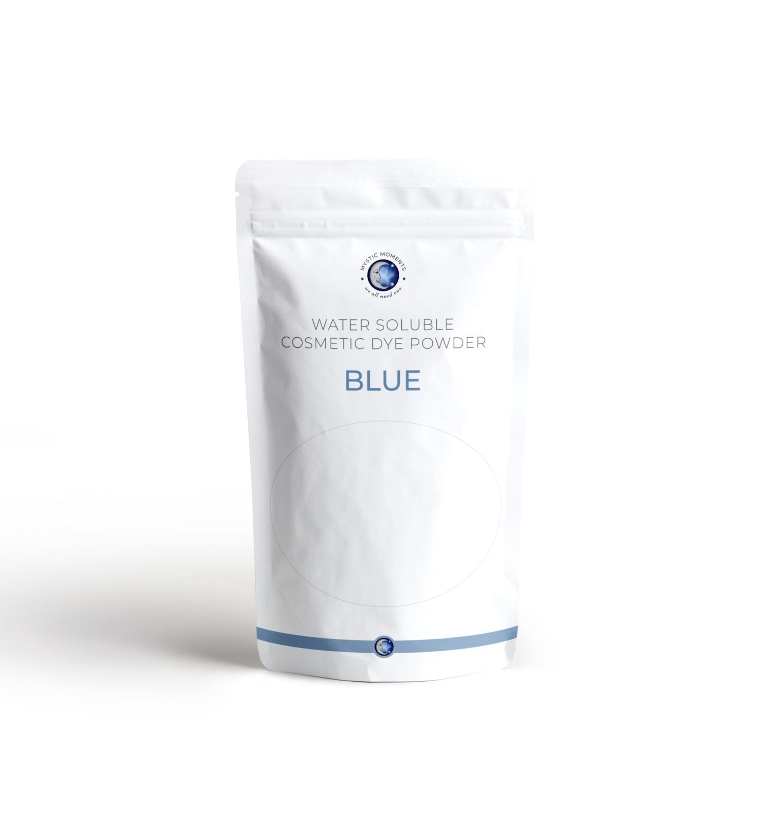 Mystic Moments | Blue Water-Soluble Cosmetic Dye Powder 500g (5x100g Pouch) | Perfect for Soap Making Creams Make Ups Shampoos and Lotions