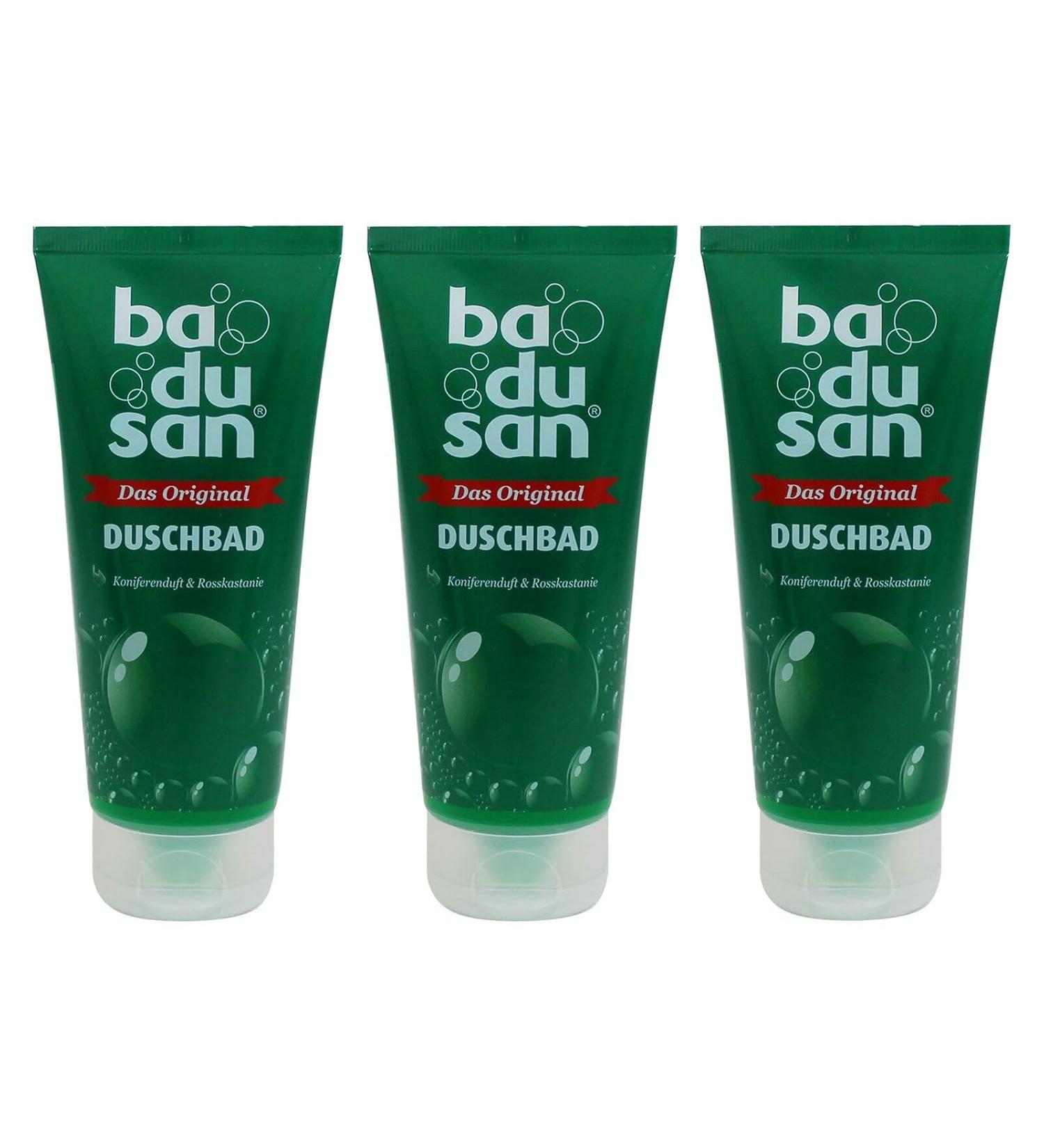 Ba du san Pack of 3 Badusan shower gel bottles - 3 tubes of 200 ml