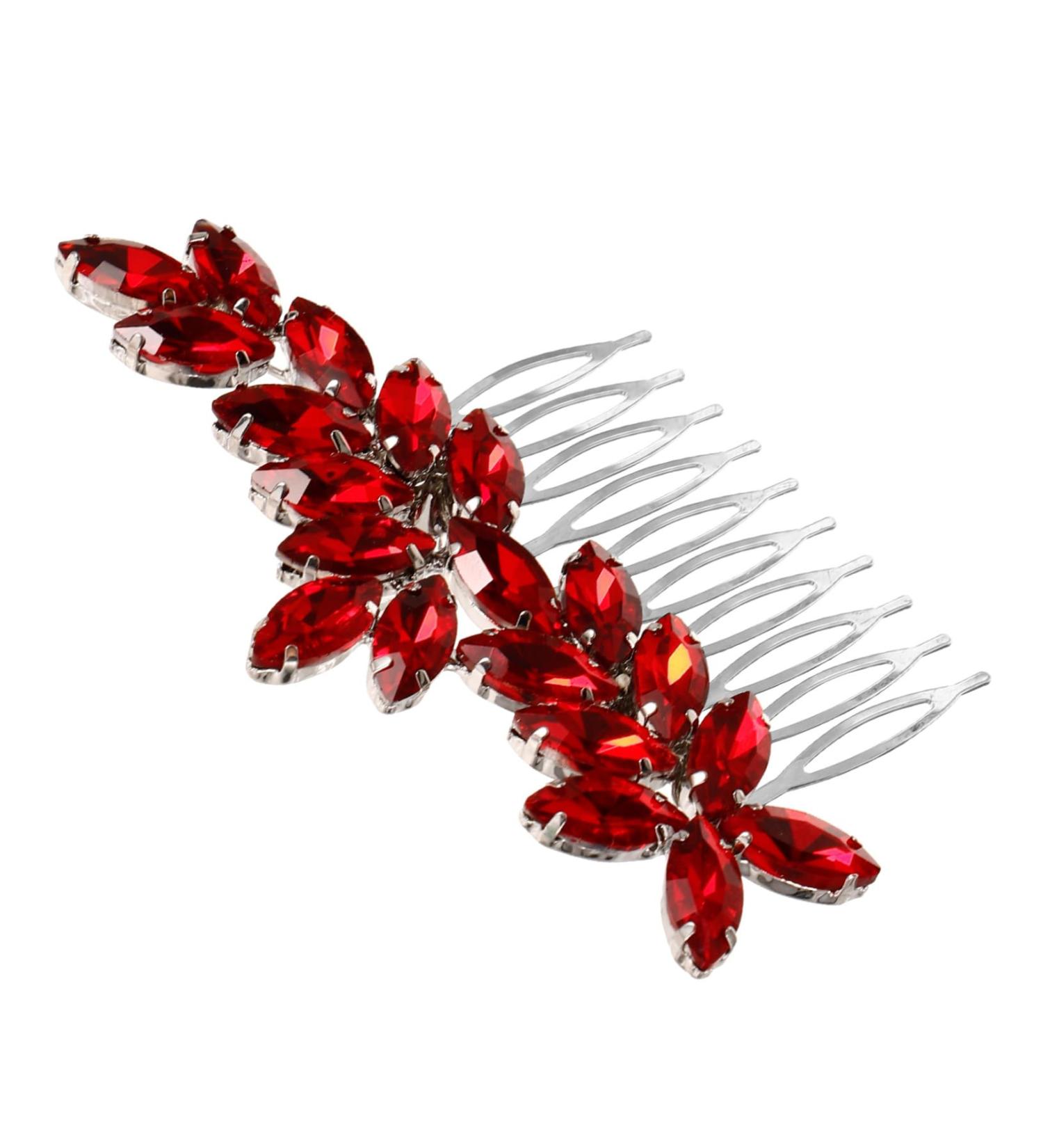 MUSISALY Bridal Headwear Rhinestone Hair Side Comb Hair Comb Clips Rhinestone Hair Accessories Diamond Hair Accessories Rhinestone Hair Combs Hair Combs for Wedding Bridal Hair Accessories - Buy Online on GoSupps.com