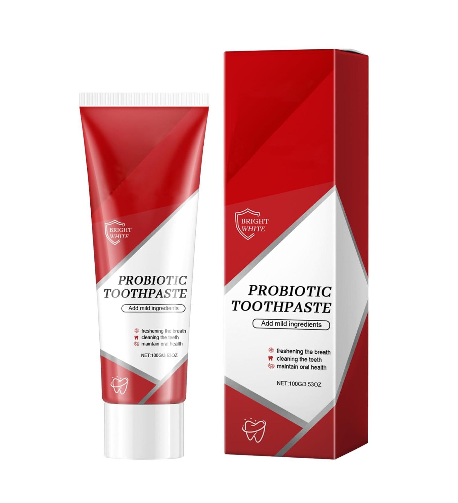 Nbhuiakl Probiotic Toothpaste Probiotic Whitening Toothpaste Natural Probiotic Healthy Toothpaste - SP10 Probiotic Toothpaste Probiotic Toothpaste Whitening Toothpaste 100g - Buy Online on GoSupps.com