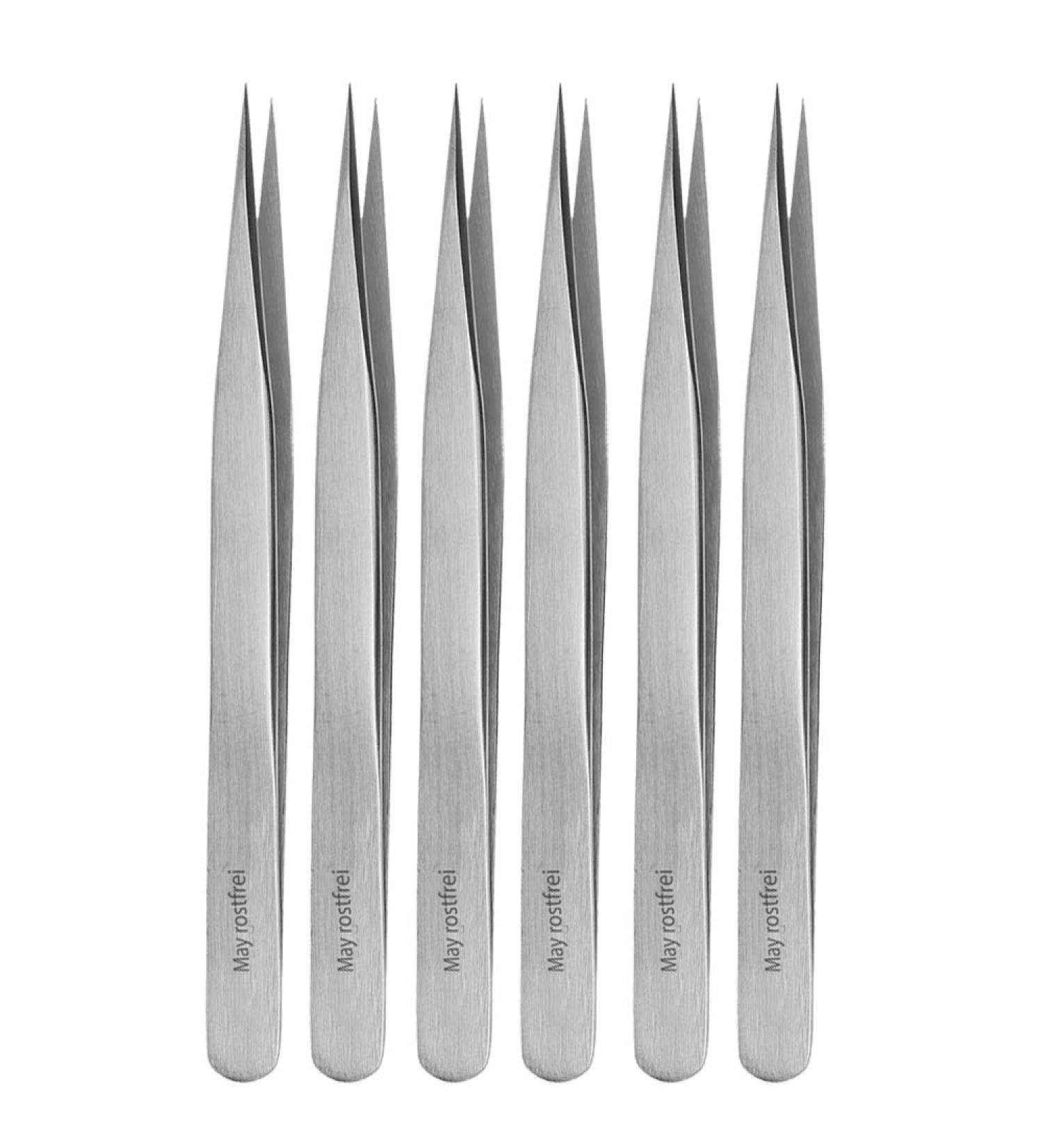 Buy May 6x Technical Tweezers | Model Watchmaker Electrician & Fine Mechanics | Stainless Steel Precision Tools - Buy Online on GoSupps.com