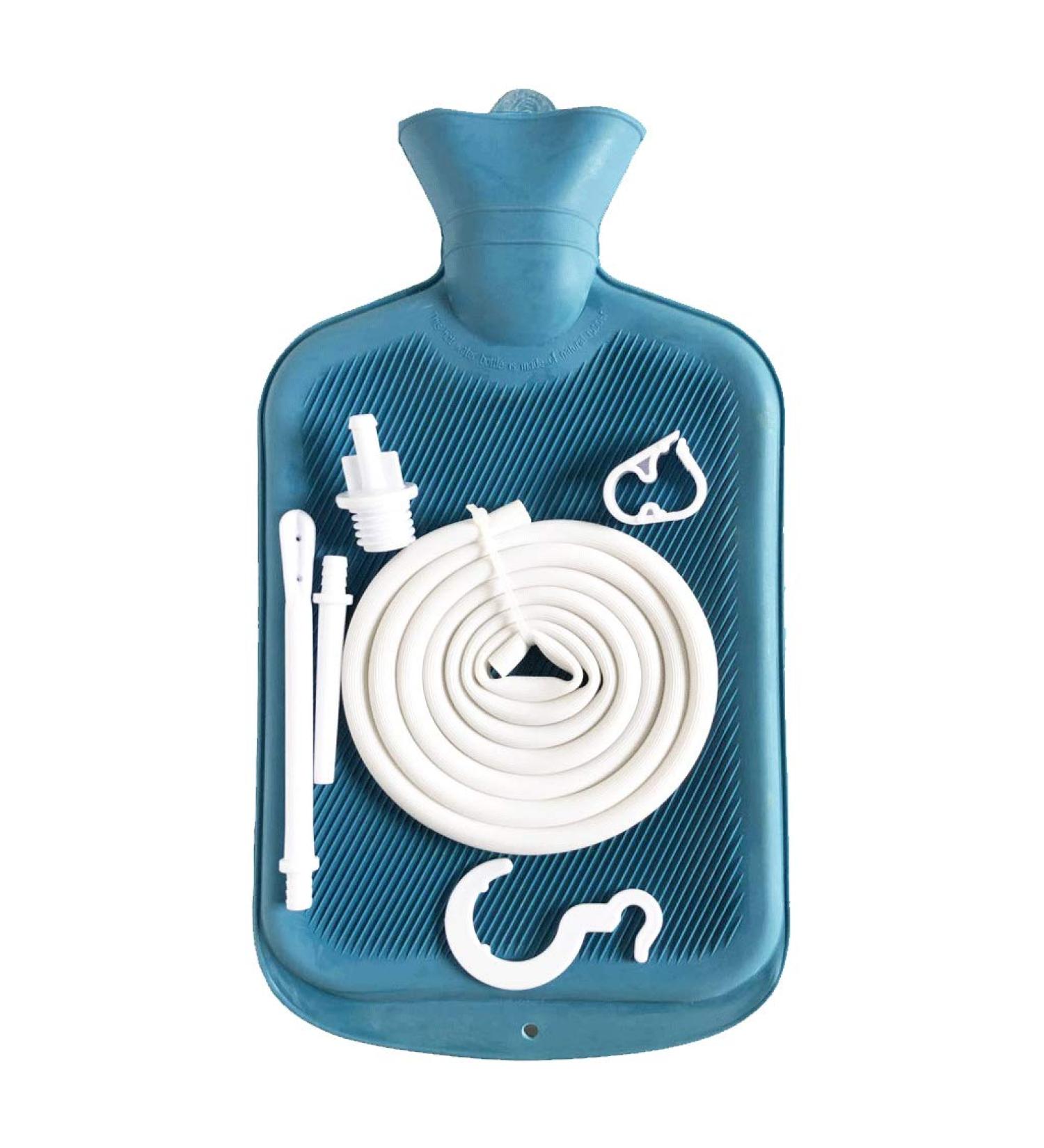 Best Colon Cleanse Enema Bag | 2 Quart Hot Water Bottle Coffee Shower Kit - Adult Enema for Home Use - Buy Online on GoSupps.com