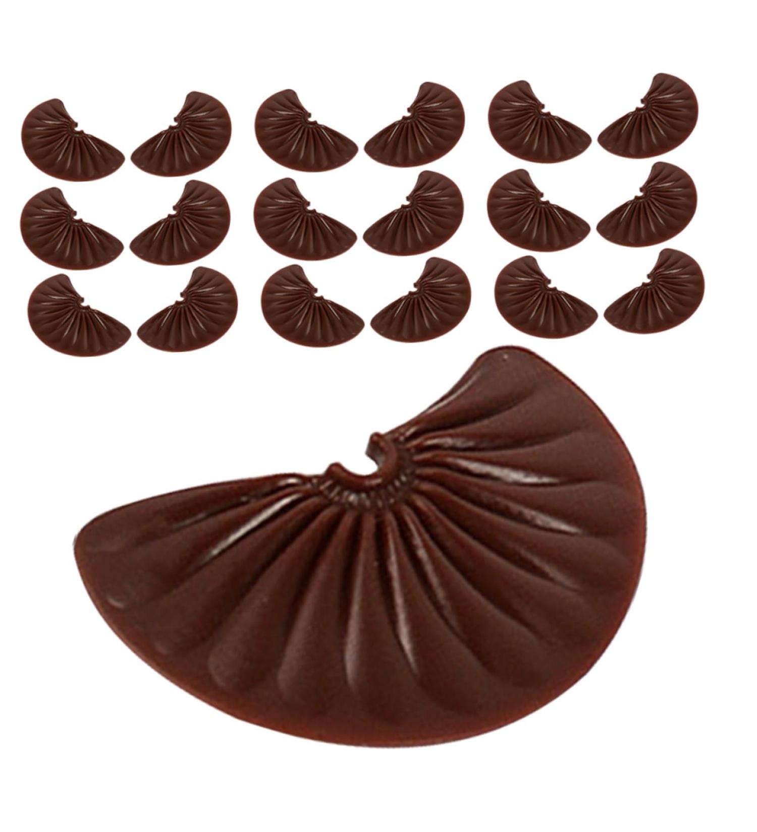 HEMOTON 24pcs Imitation Chocolate Chips Interesting Fake Chocolate Multi-function Fake Chocolate Simulated Decorative Chocolate Decor Chocolate Models Material Food Play Pvc 3.50X2.50X0.20CM 1 - Buy Online on GoSupps.com