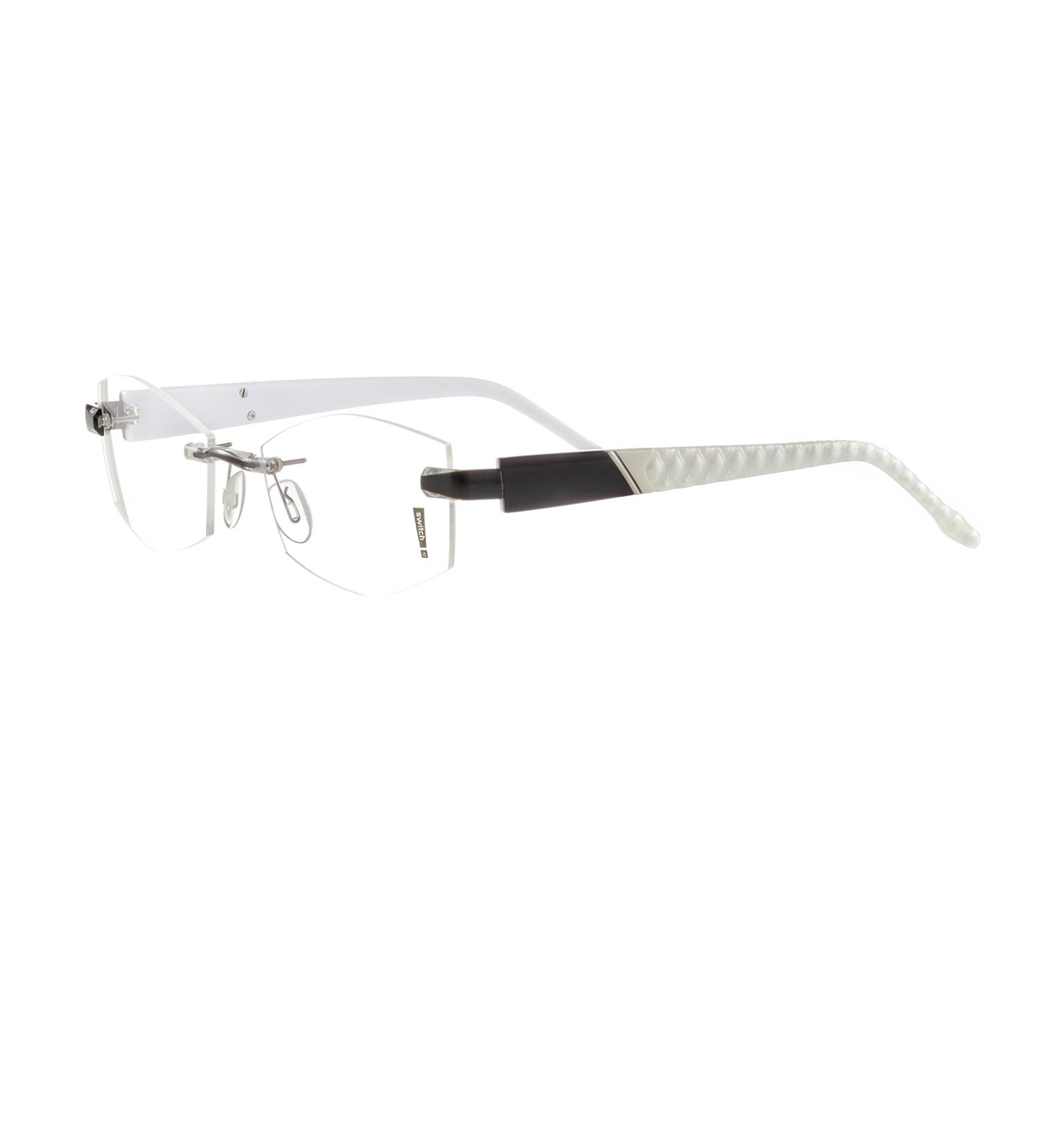 Switch it! Exclusive set of three-coloured acetate interchangeable temples in various colours 135mm 9097: Black-mother of pearl