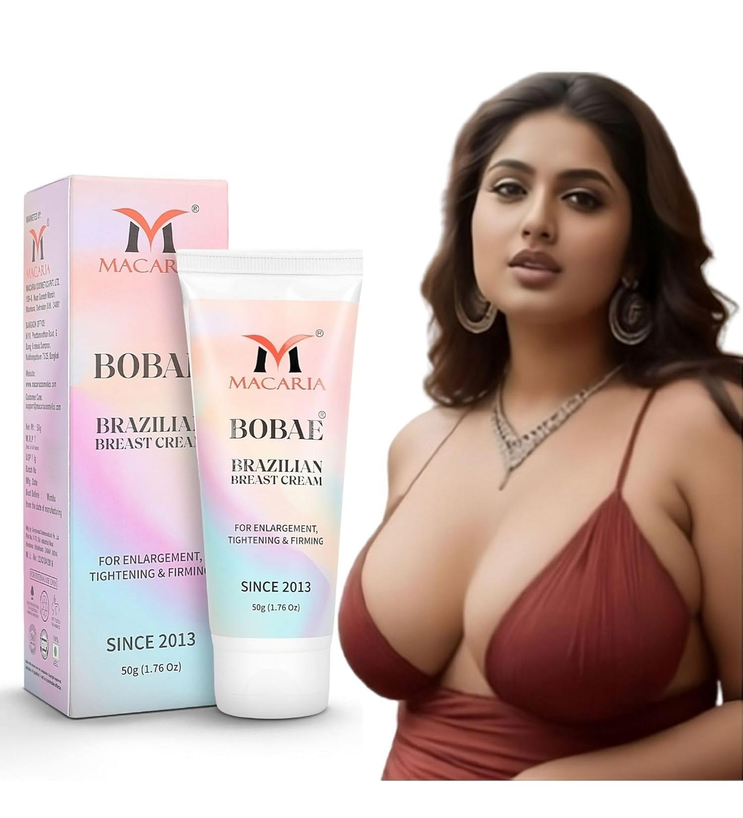 MACARIA Bobae Brazilian Breast Bust boobs Enhancement cream mtf - Buy Online on GoSupps.com