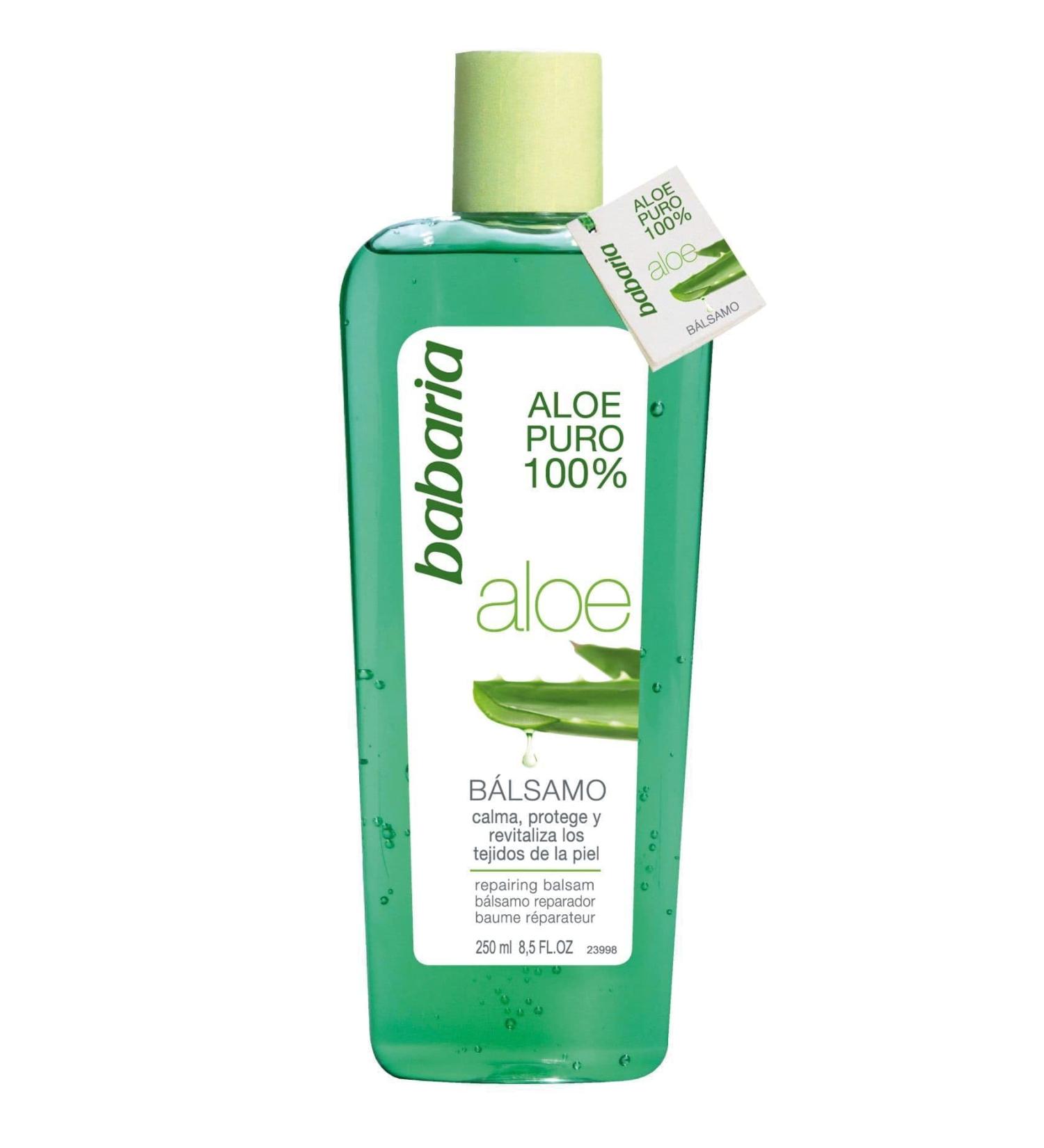 Buy Babaria Reparative Balsam - 100% Natural Aloe Vera 250ml | International Shipping Available - Buy Online on GoSupps.com