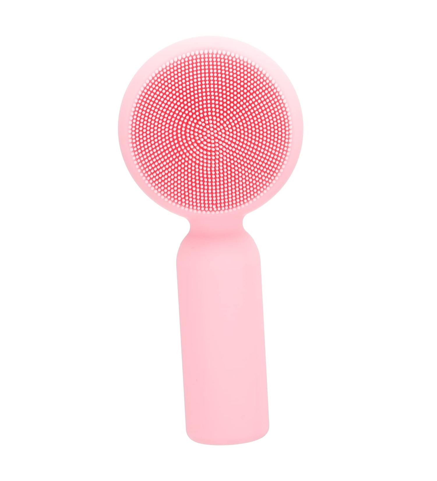 Didiseaon Silicone Face Brush Silicone Handheld Face Brush Exfoliating Face Scrubber Facial Scrub Brush Silicone Scrubber Silicone Face Scrub Face Scrubbers Pores Silica Gel 3d 11x5cm Pink - Buy Online on GoSupps.com