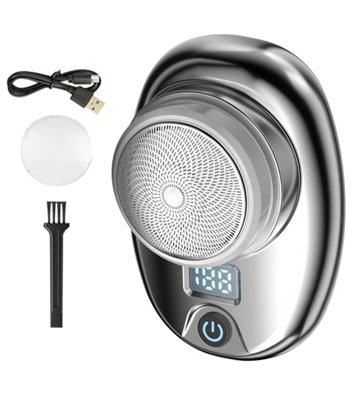 XPTIECK Electrical Mini Reiserasierer for Men - Portable Rechargeable & Washable Pocket Size Razor | Painless & Cordless Shaving Solution - Buy Online on GoSupps.com