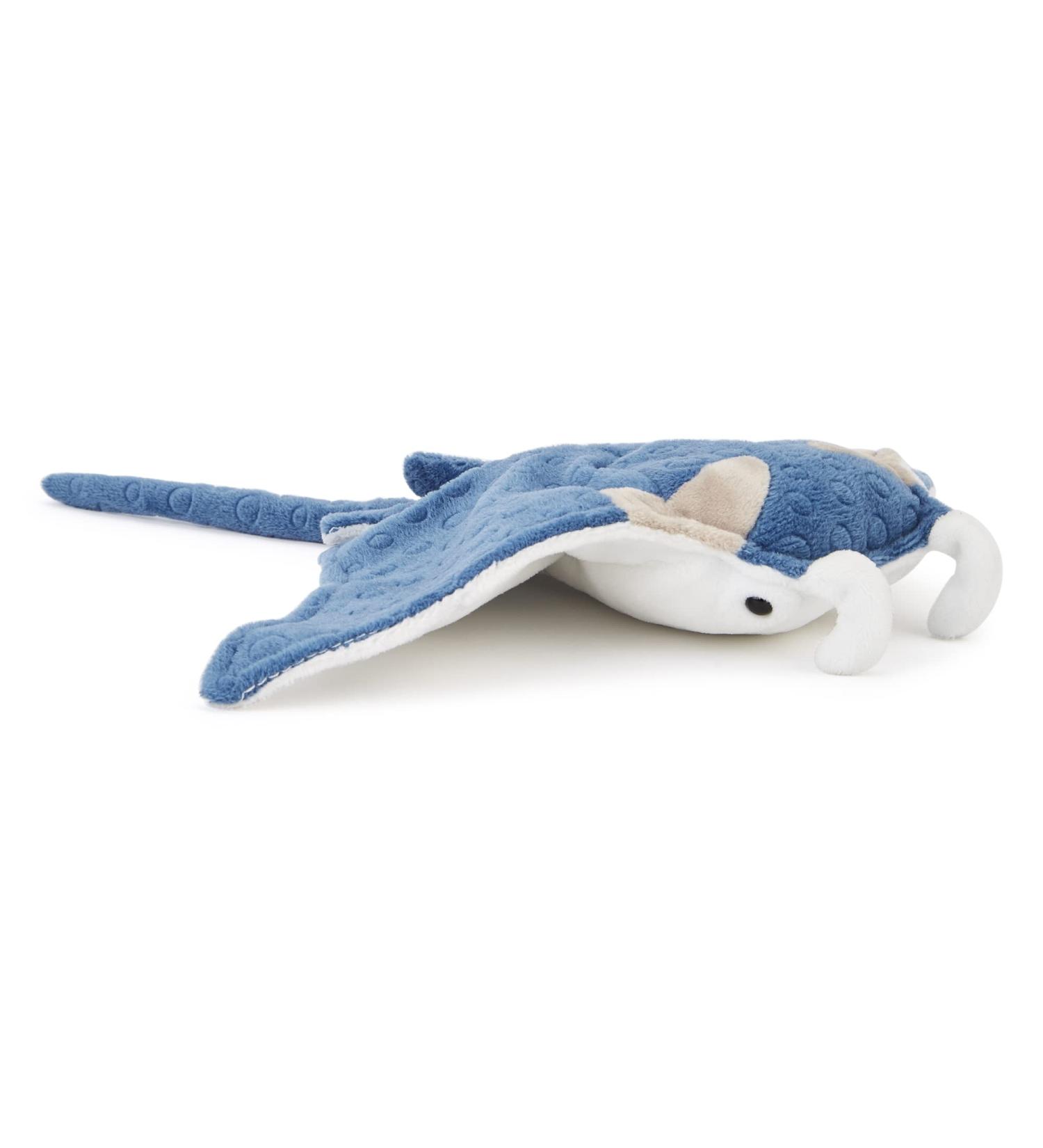Zappi Co Plush Children's Stuffed Toy - Safari Animals Collection, 31cm, Blue Manta - Buy Online on GoSupps.com